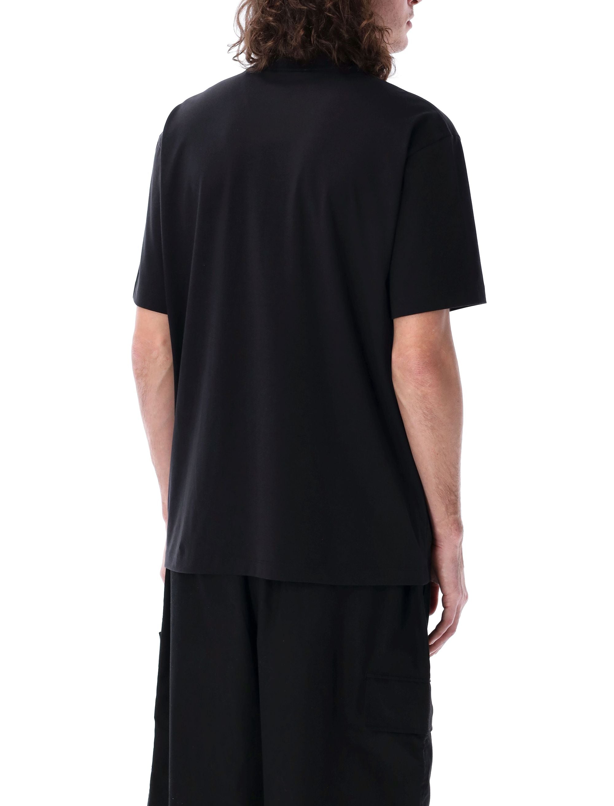 Regular t-shirt Black Cotton Tshirt