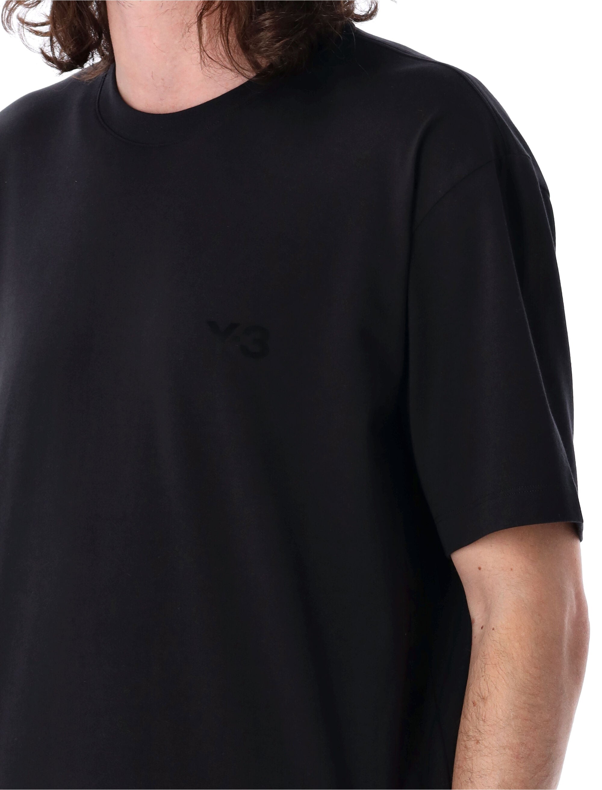 Regular t-shirt Black Cotton Tshirt