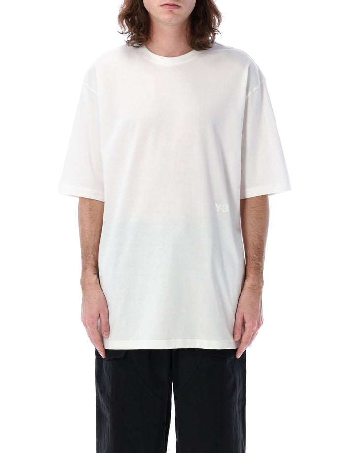 Boxy short sleeves t-shirt White Cotton Tshirt