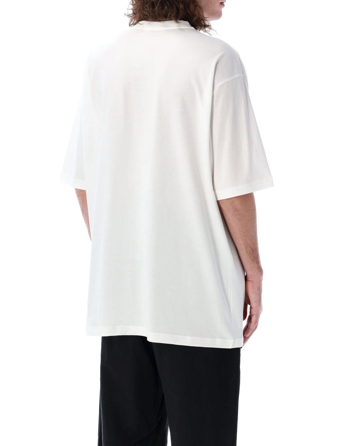 Boxy short sleeves t-shirt White Cotton Tshirt