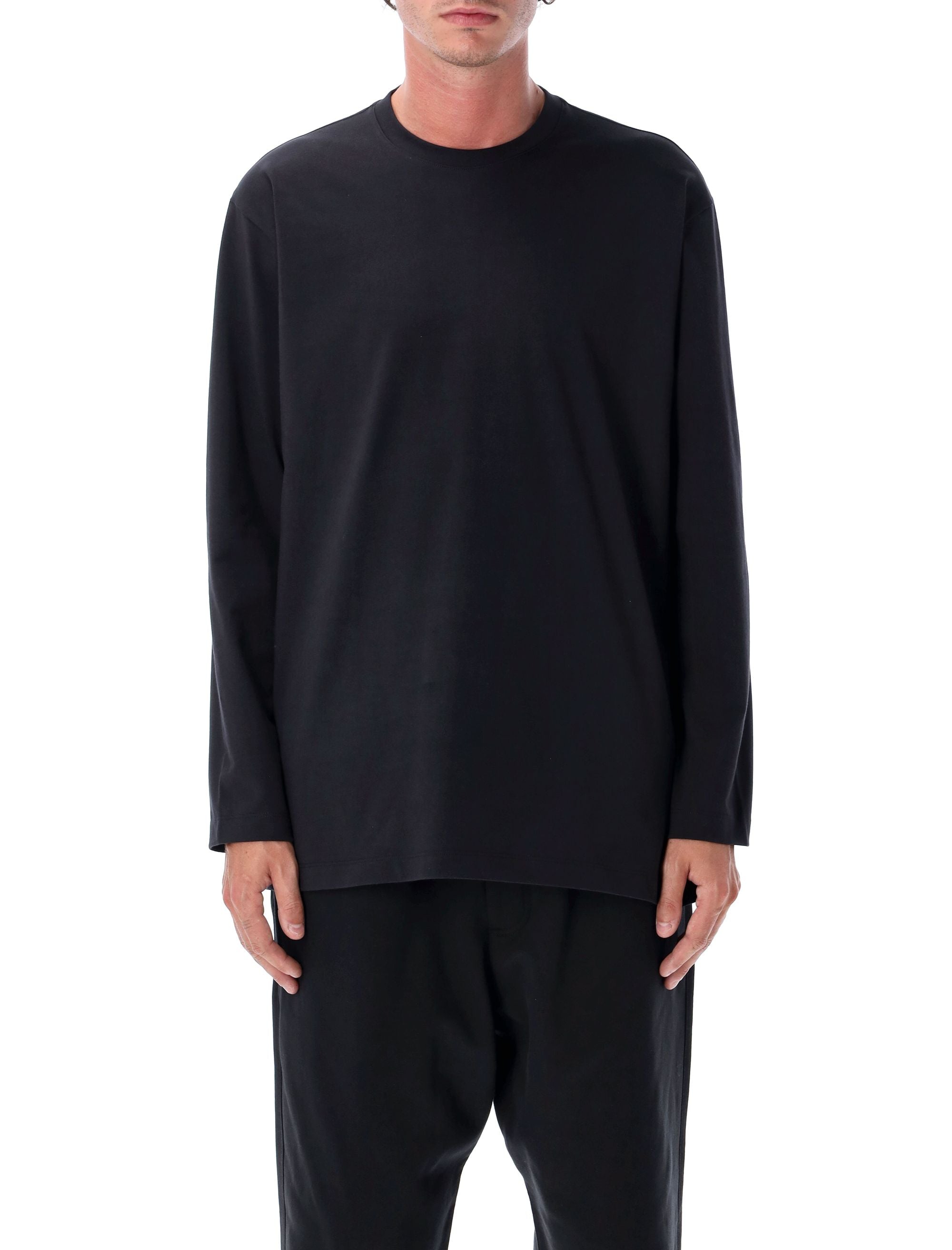 Graphic long sleeves t-shirt Black Cotton