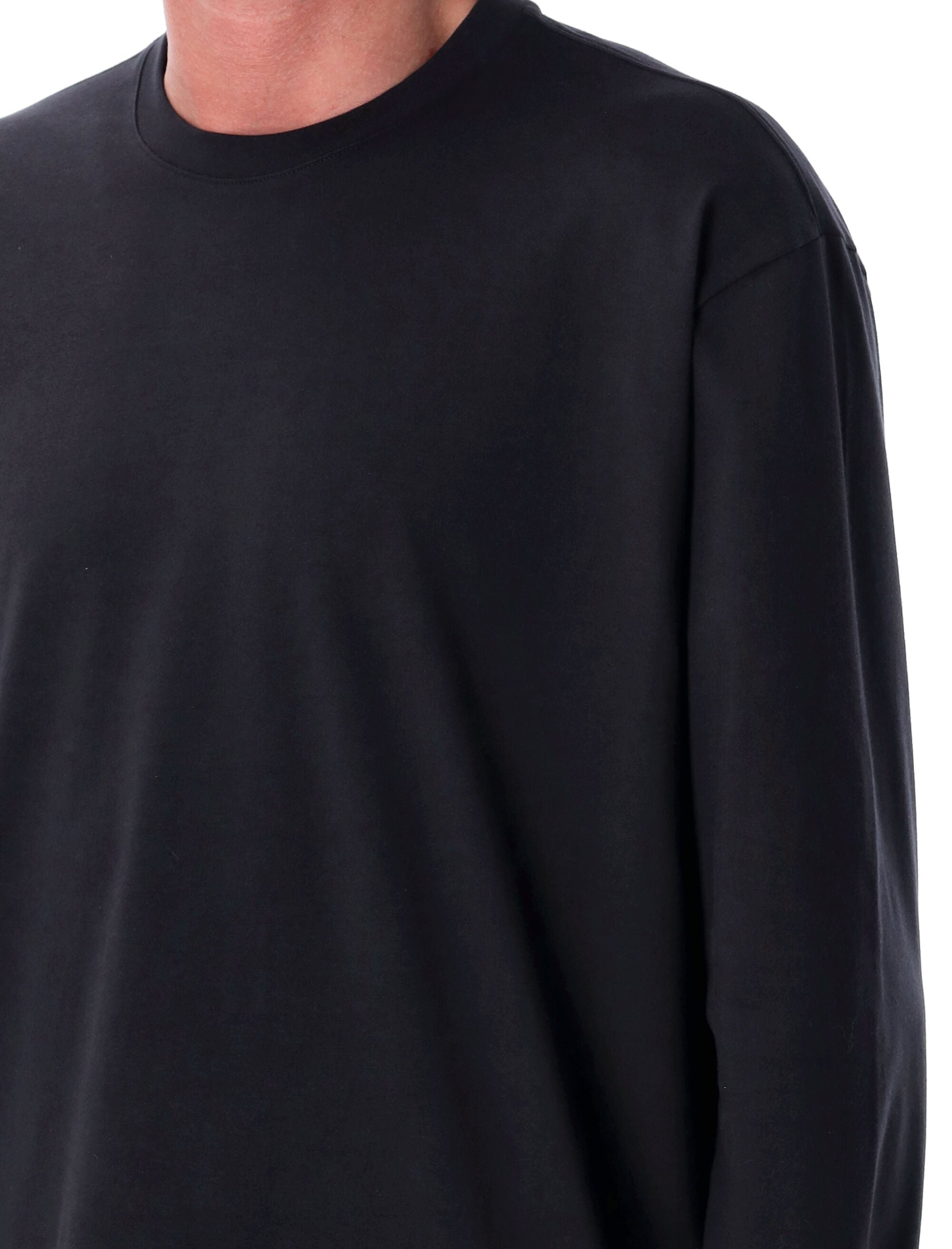 Graphic long sleeves t-shirt Black Cotton