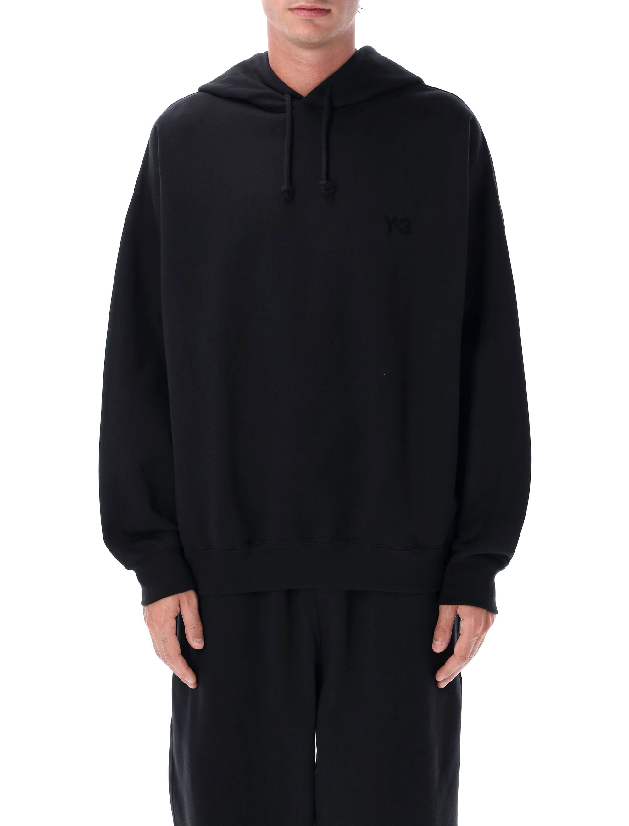Y-3 FT oversized brushed cotton hoodie Black Sweatshirt
