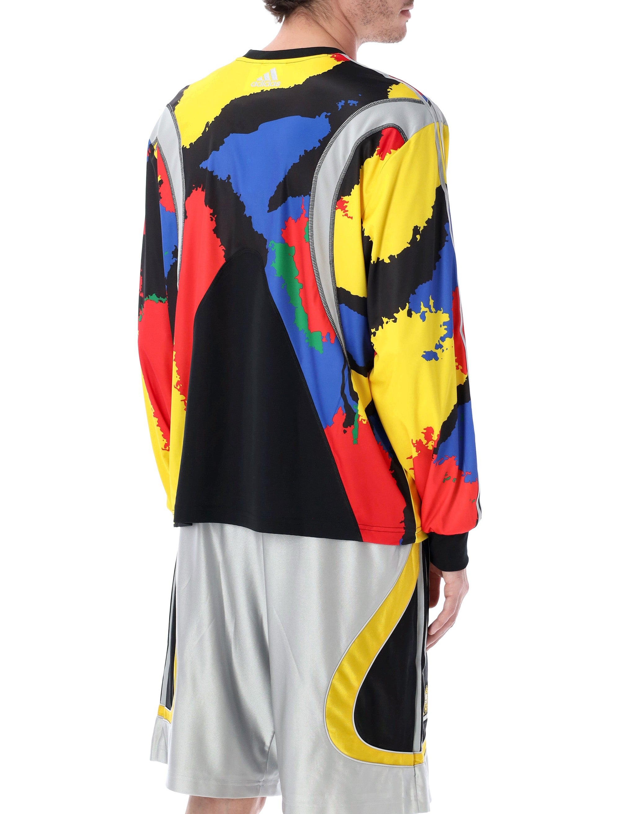Adidas x Brain Dead multicolor long-sleeve t-shirt Black Recycled Polyester
