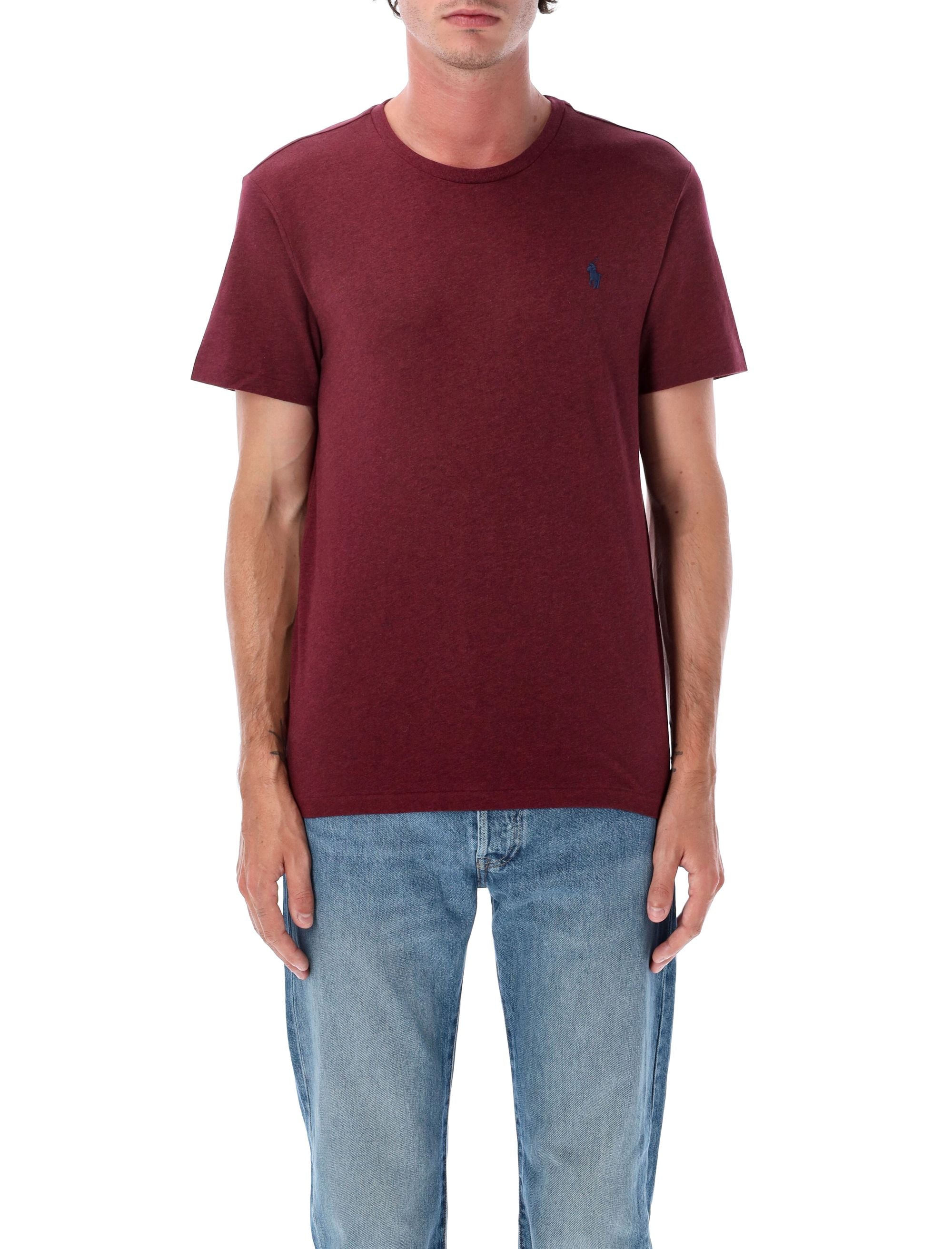 Custom slim fit t-shirt Wine Cotton Tshirt