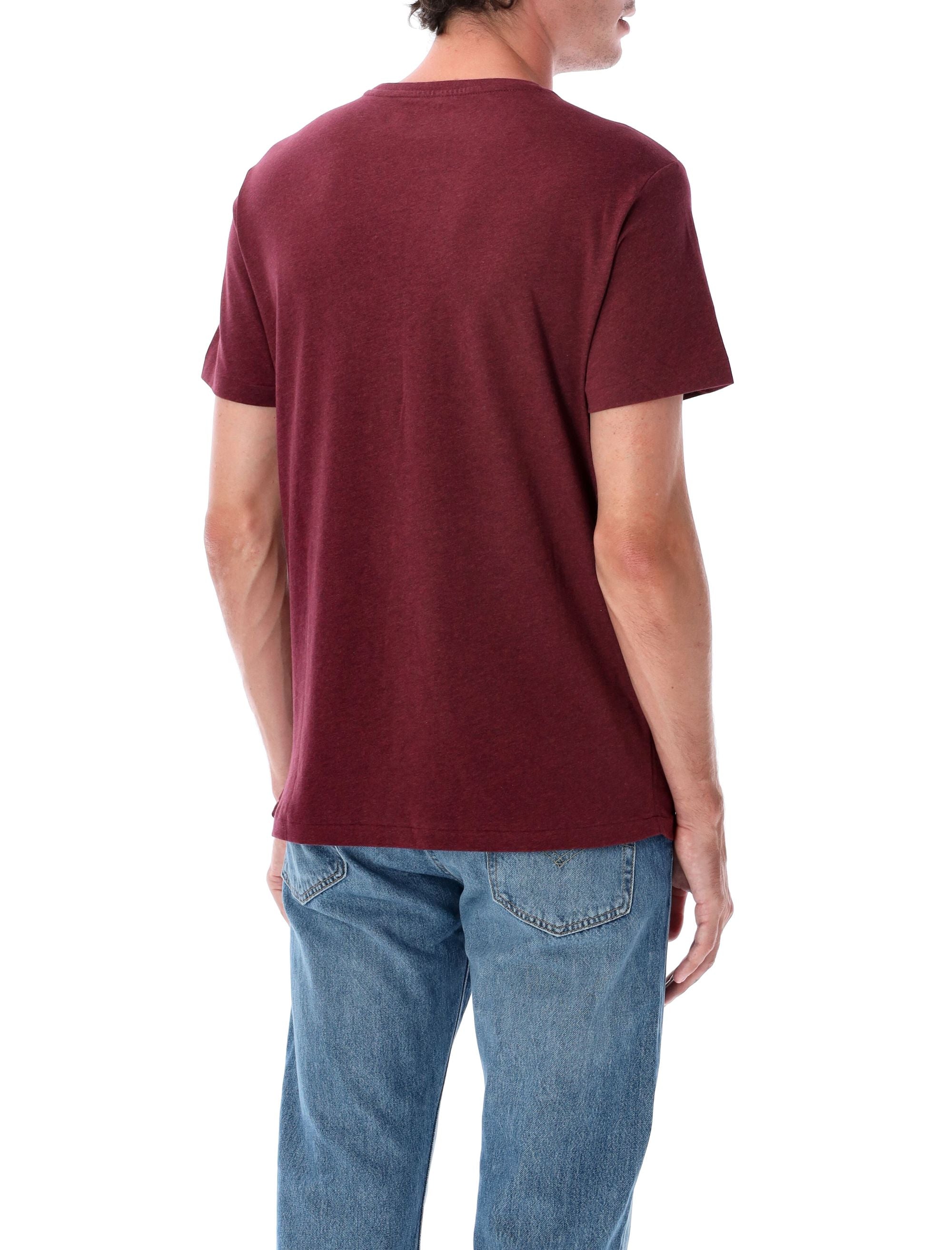 Custom slim fit t-shirt Wine Cotton Tshirt