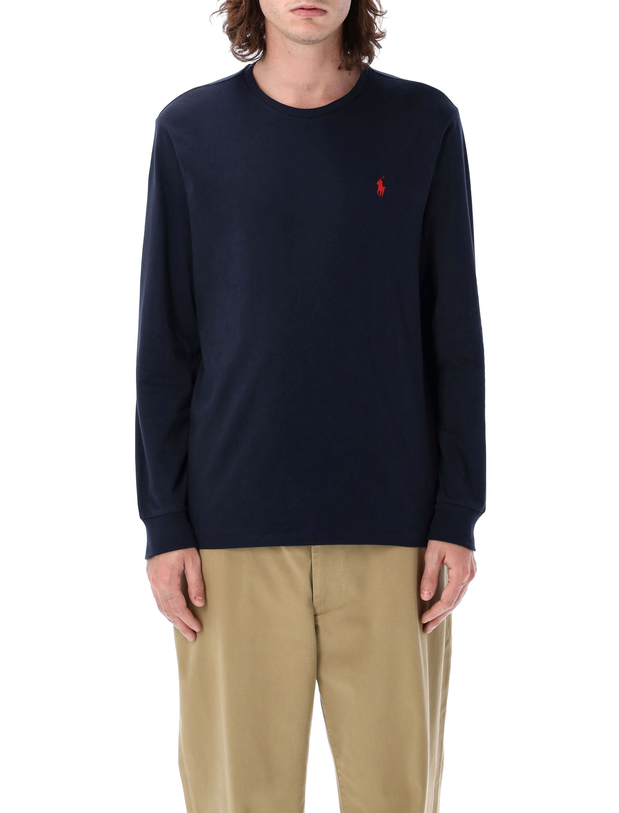 Classic fit jersey long-sleeve t-shirt Ink Cotton Tshirt
