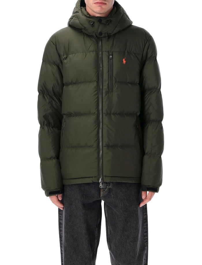 Polo Ralph Lauren Gorham Down Jacket with Detachable Hood Olive Recycled Polyester Padding