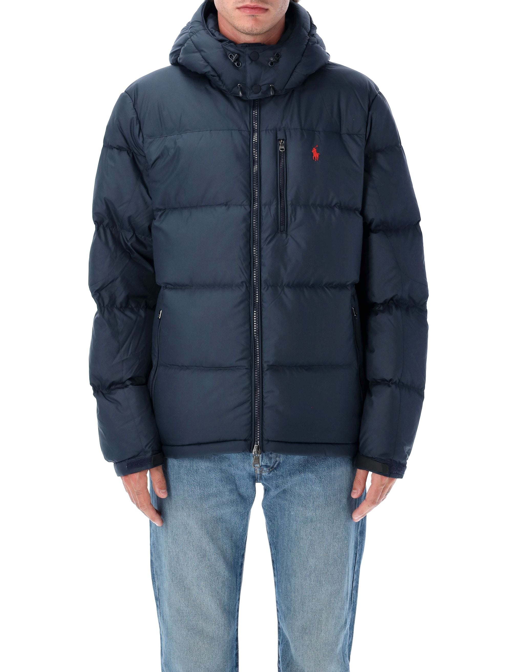 Polo Ralph Lauren Gorham Down Jacket with Detachable Hood Navy Recycled Polyester Padding