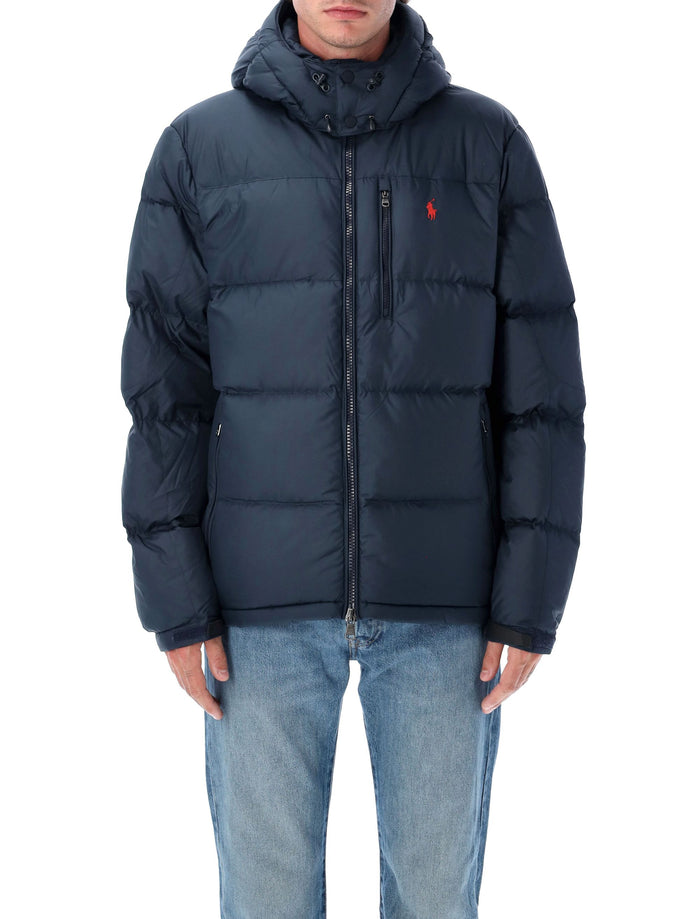 Polo Ralph Lauren Gorham Down Jacket with Detachable Hood Navy Recycled Polyester Padding