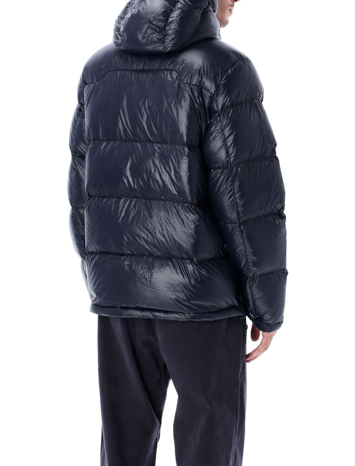 Polo Ralph Lauren The Gorham Glossed down jacket with detachable hood Navy Recycled Nylon Filling