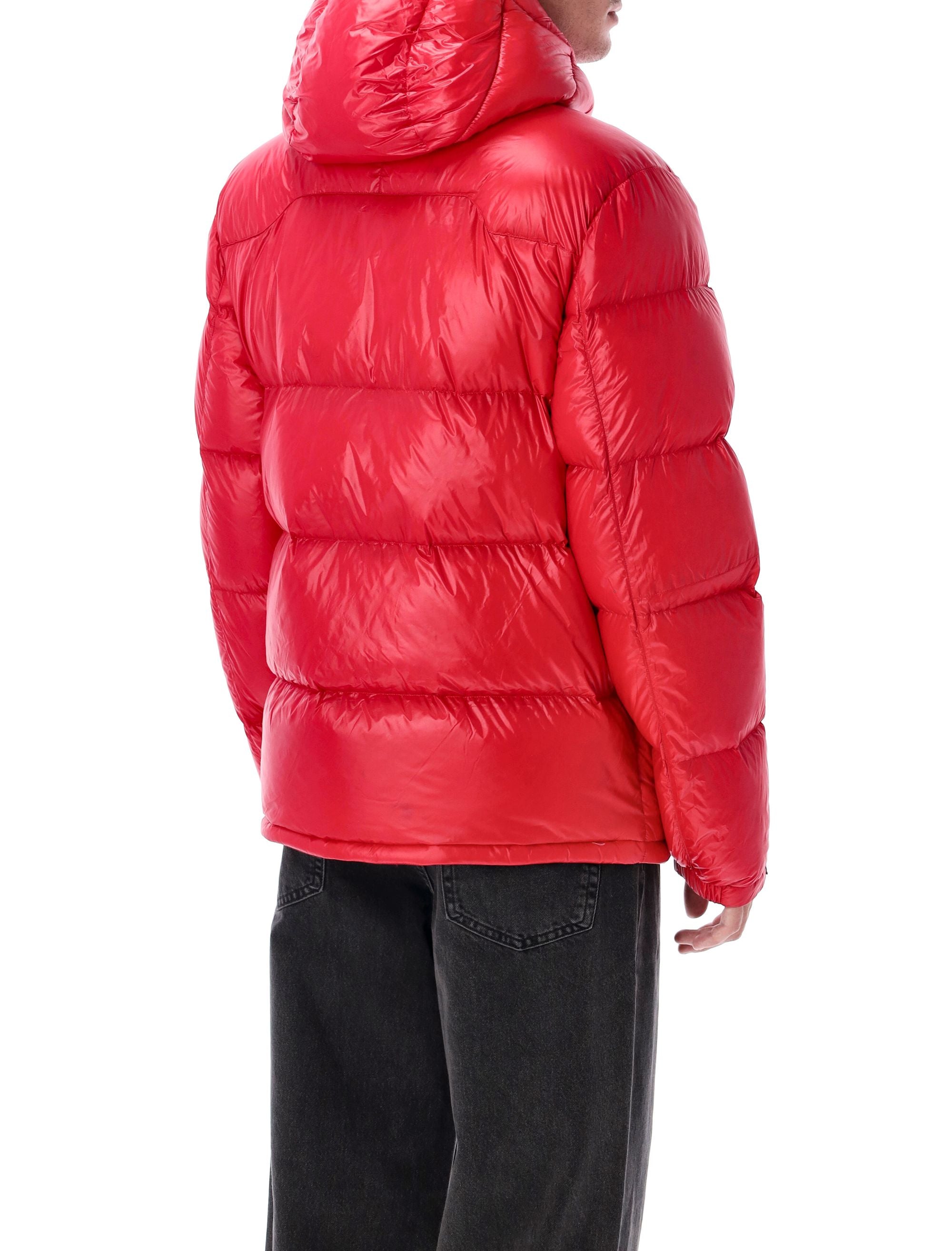 Polo Ralph Lauren The Gorham Glossed down jacket with detachable hood Red Recycled Nylon Filling