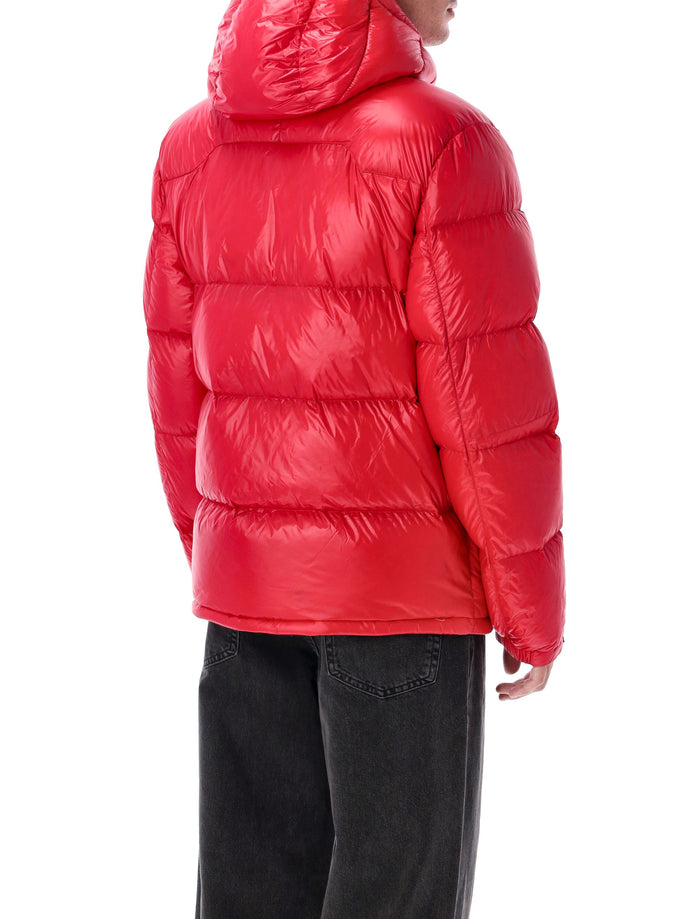 Polo Ralph Lauren The Gorham Glossed down jacket with detachable hood Red Recycled Nylon Filling