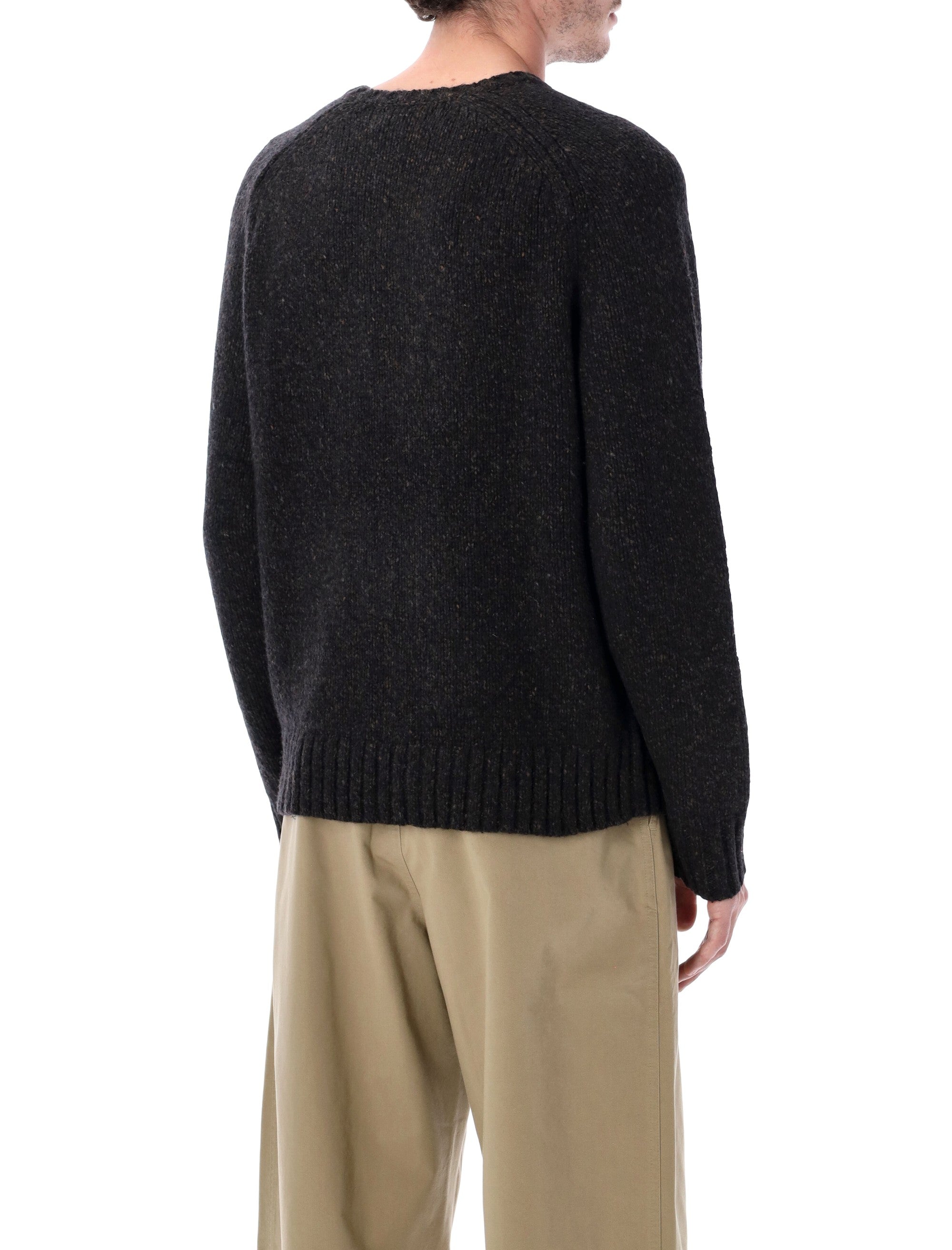 Polo Ralph Lauren wool-blend crewneck sweater Brown Recycled Wool