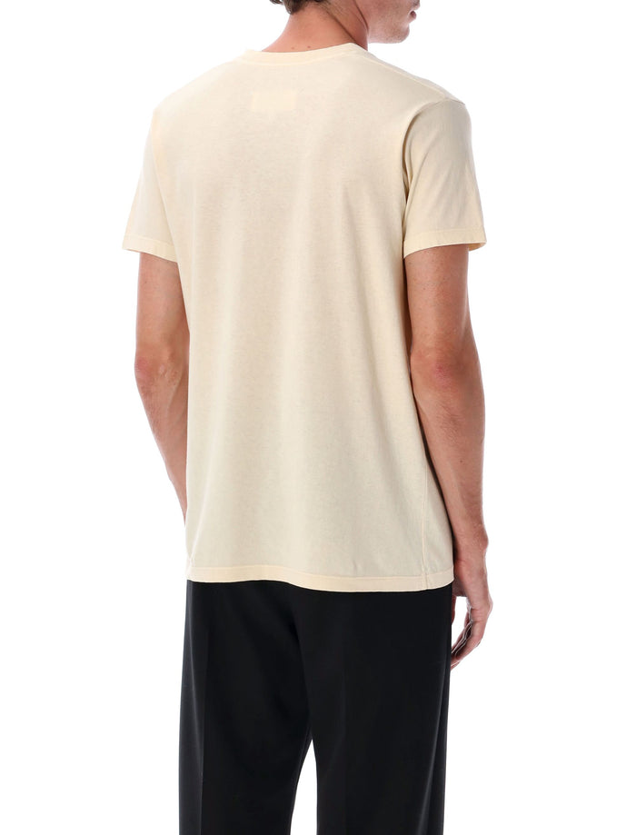 Maison Margiela Overdyed Cotton Im a Fan T-Shirt Natural