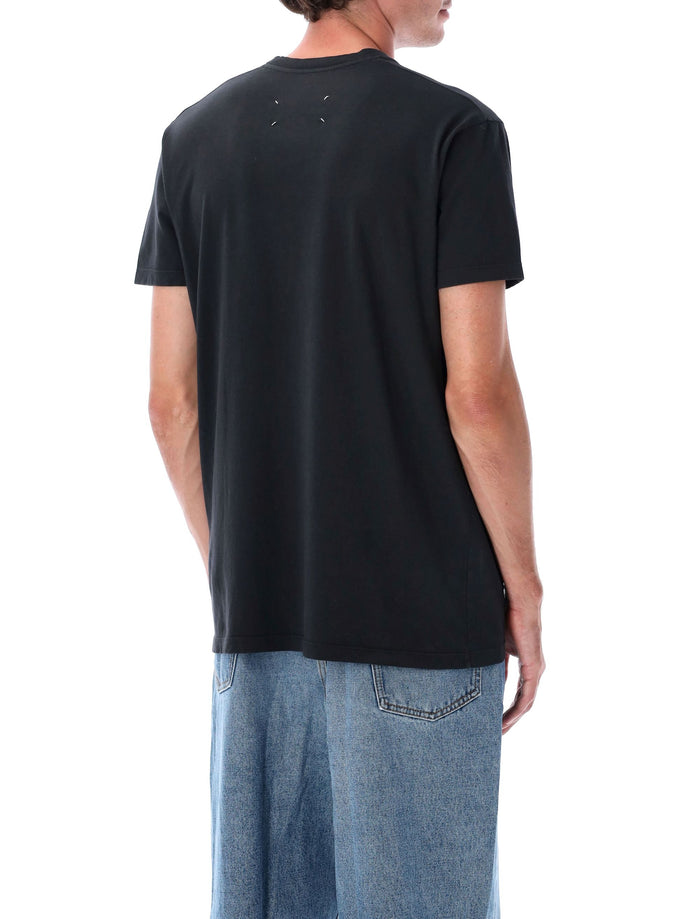 Maison Margiela Overdyed Cotton Im a Fan T-Shirt Charcoal