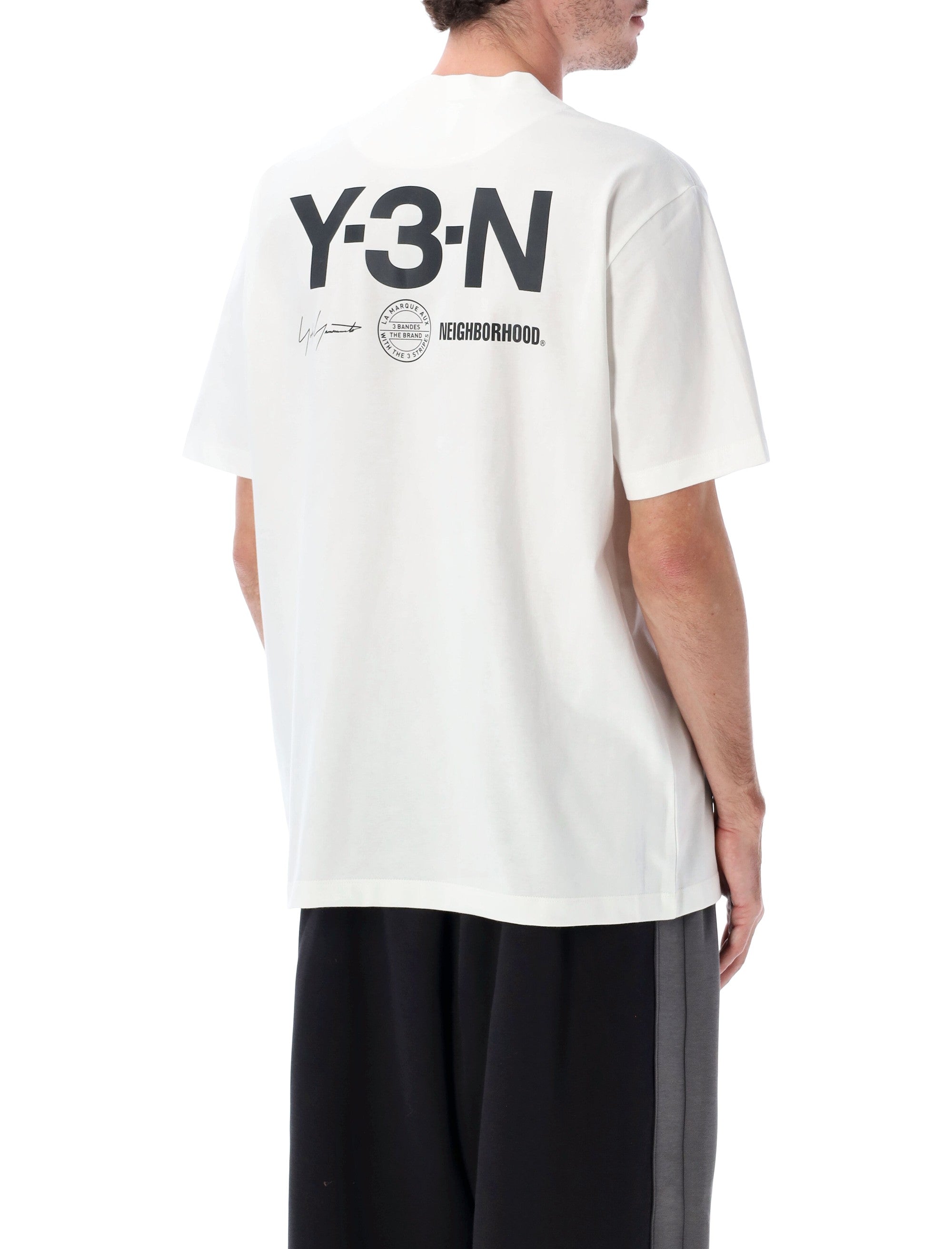 Y-3 NBHD oversized cotton graphic t-shirt White Tshirt