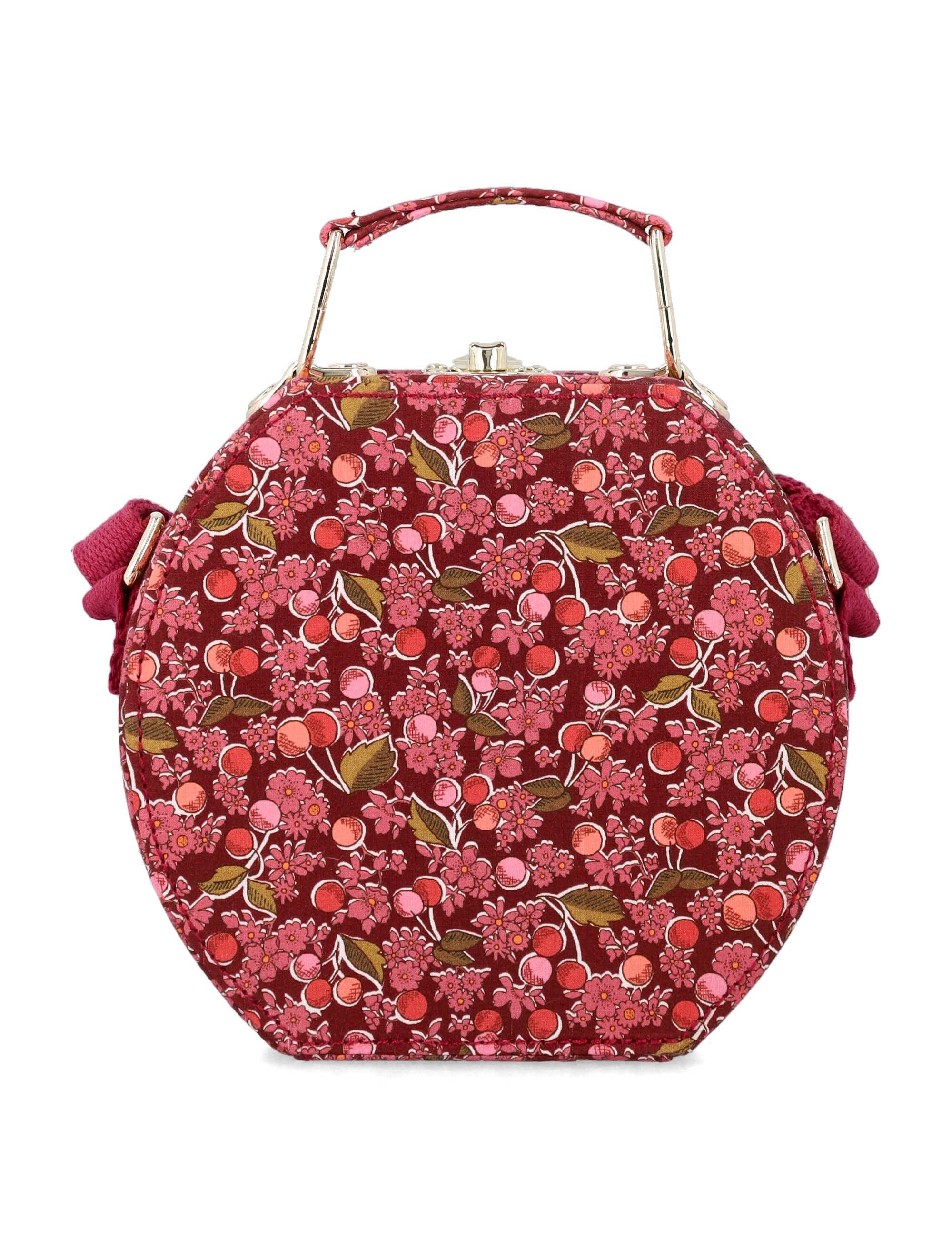Bonpoint Jadore suitcase bag in red liberty organic cotton Im Grenadine Shoulder