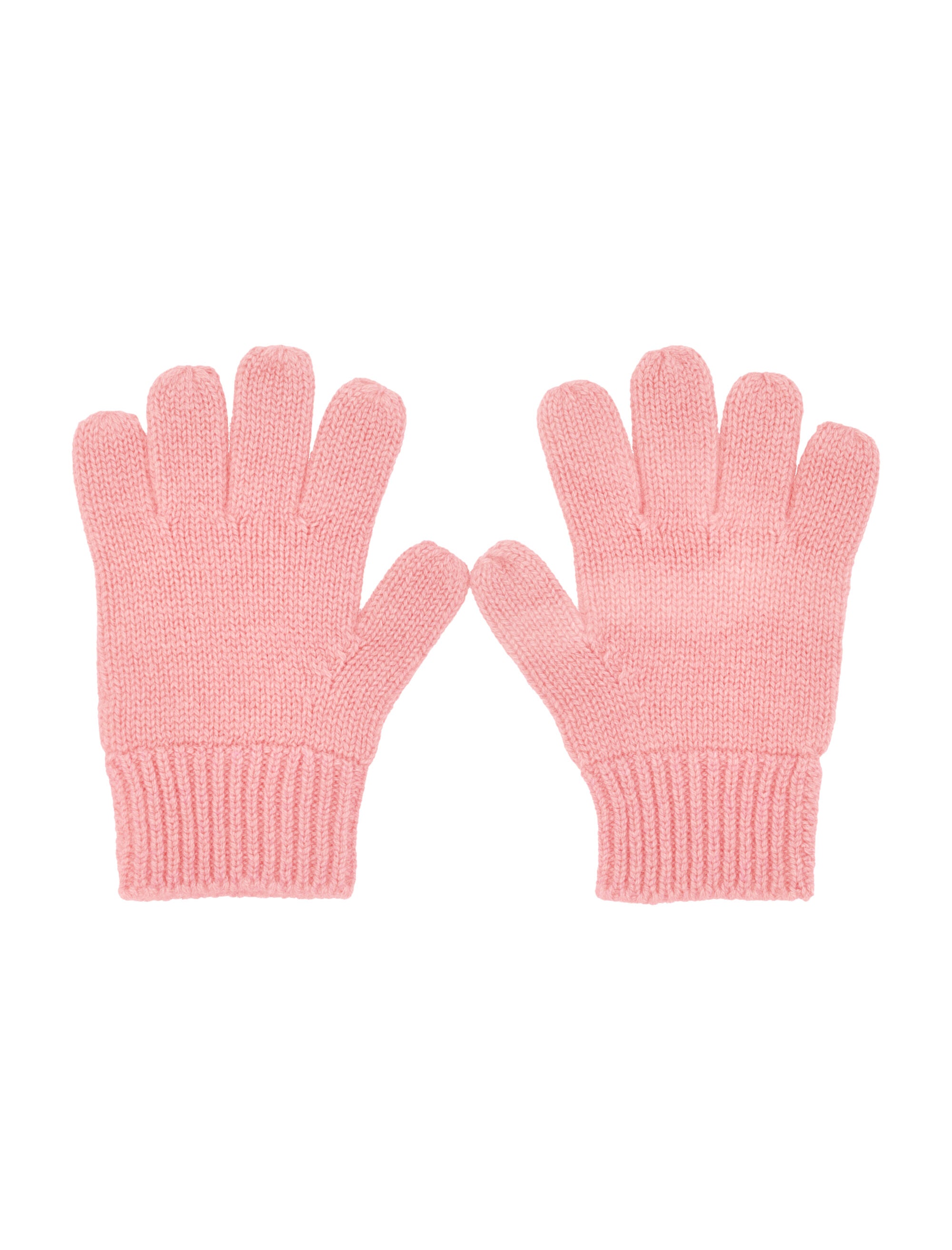 Bonpoint Birk cashmere gloves Candy Pink