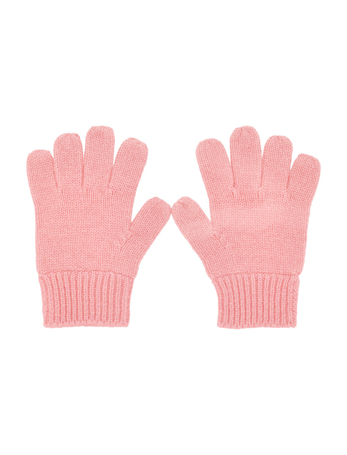 Bonpoint Birk cashmere gloves Candy Pink