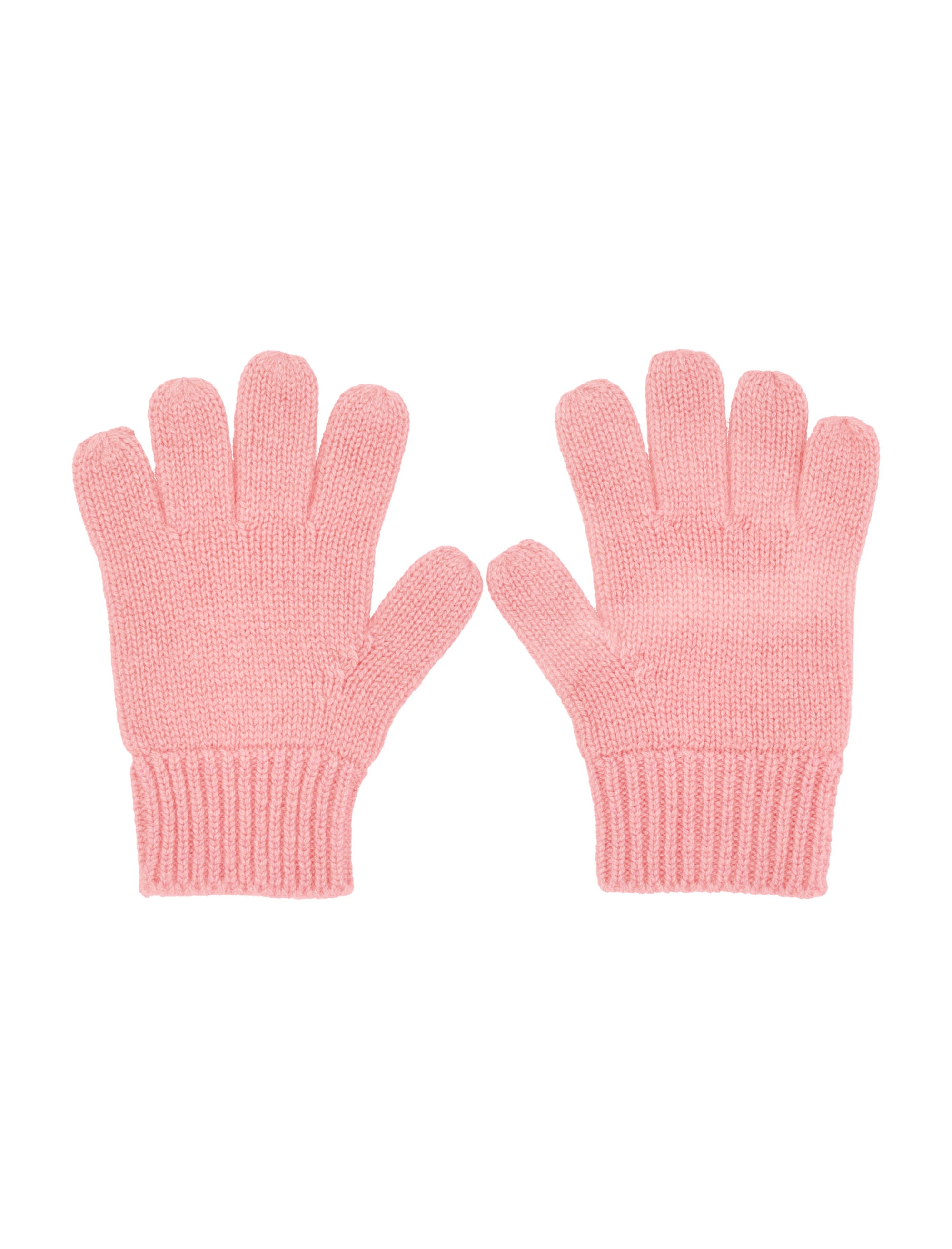 Bonpoint Birk cashmere gloves Candy Pink
