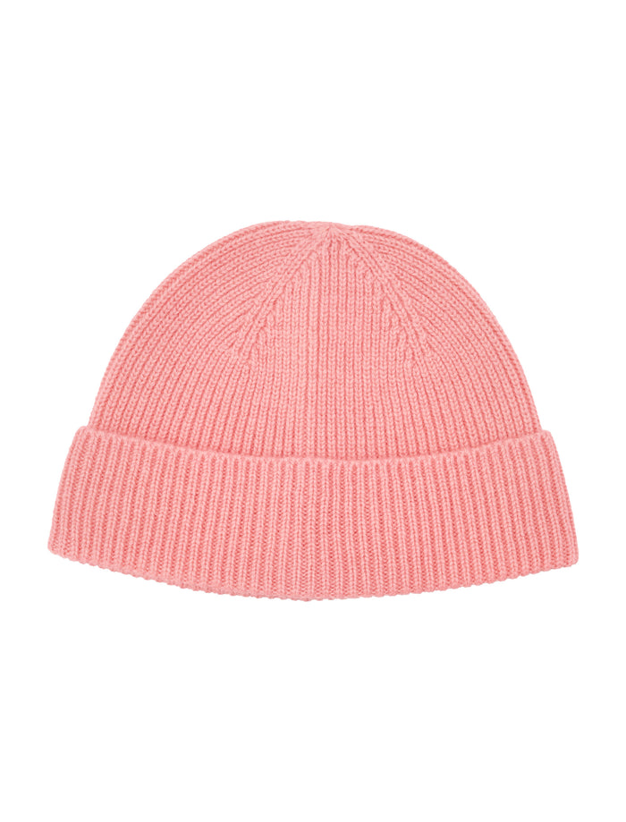 Bonpoint Pink Benny girls ribbed cashmere beanie Hat