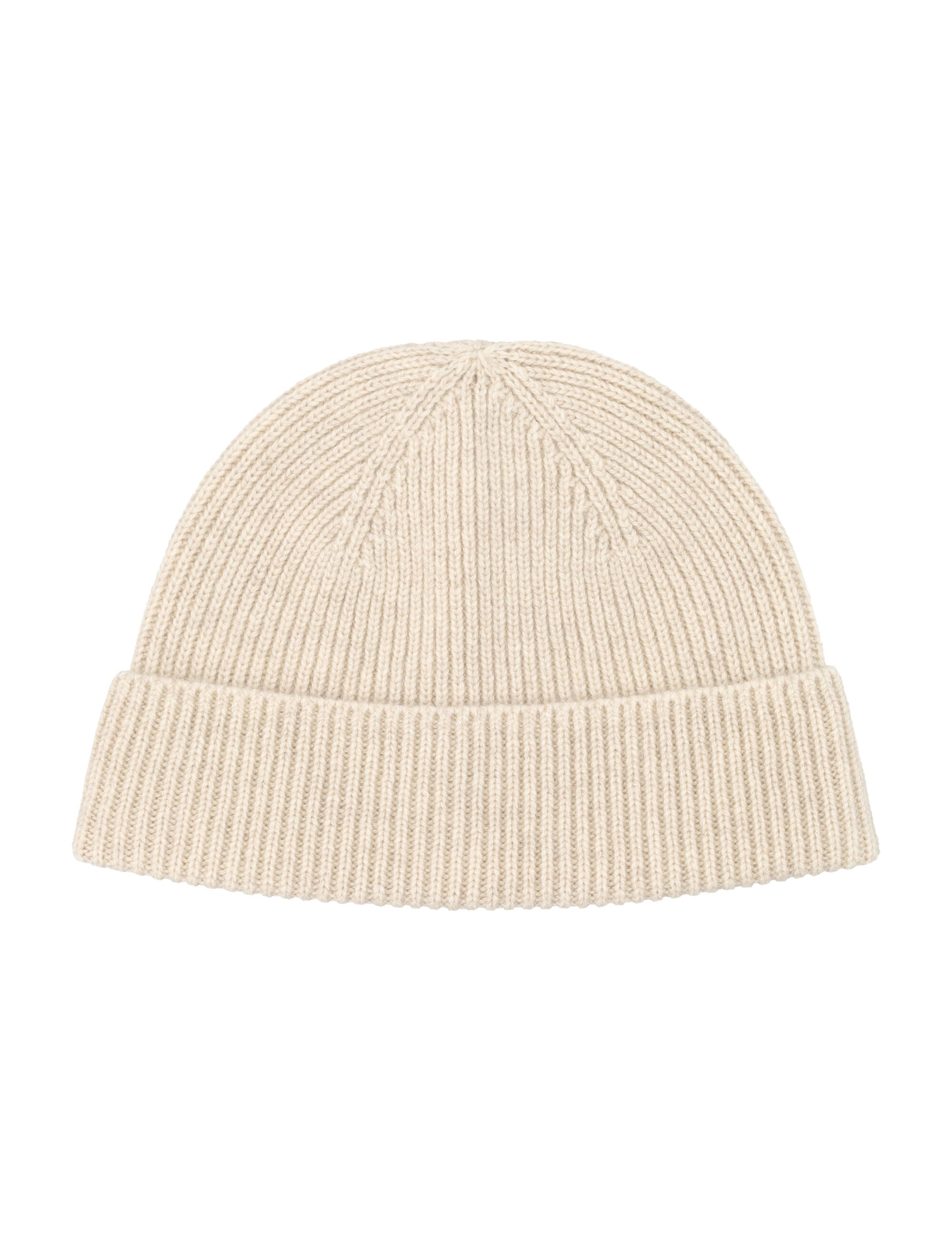 Bonpoint Benny girls ribbed cashmere beanie Naturel Hat