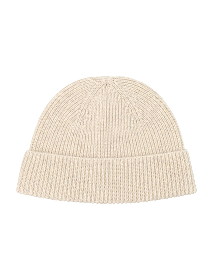 Bonpoint Benny girls ribbed cashmere beanie Naturel Hat
