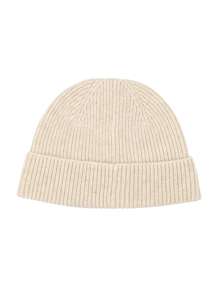 Bonpoint Benny girls ribbed cashmere beanie Naturel Hat