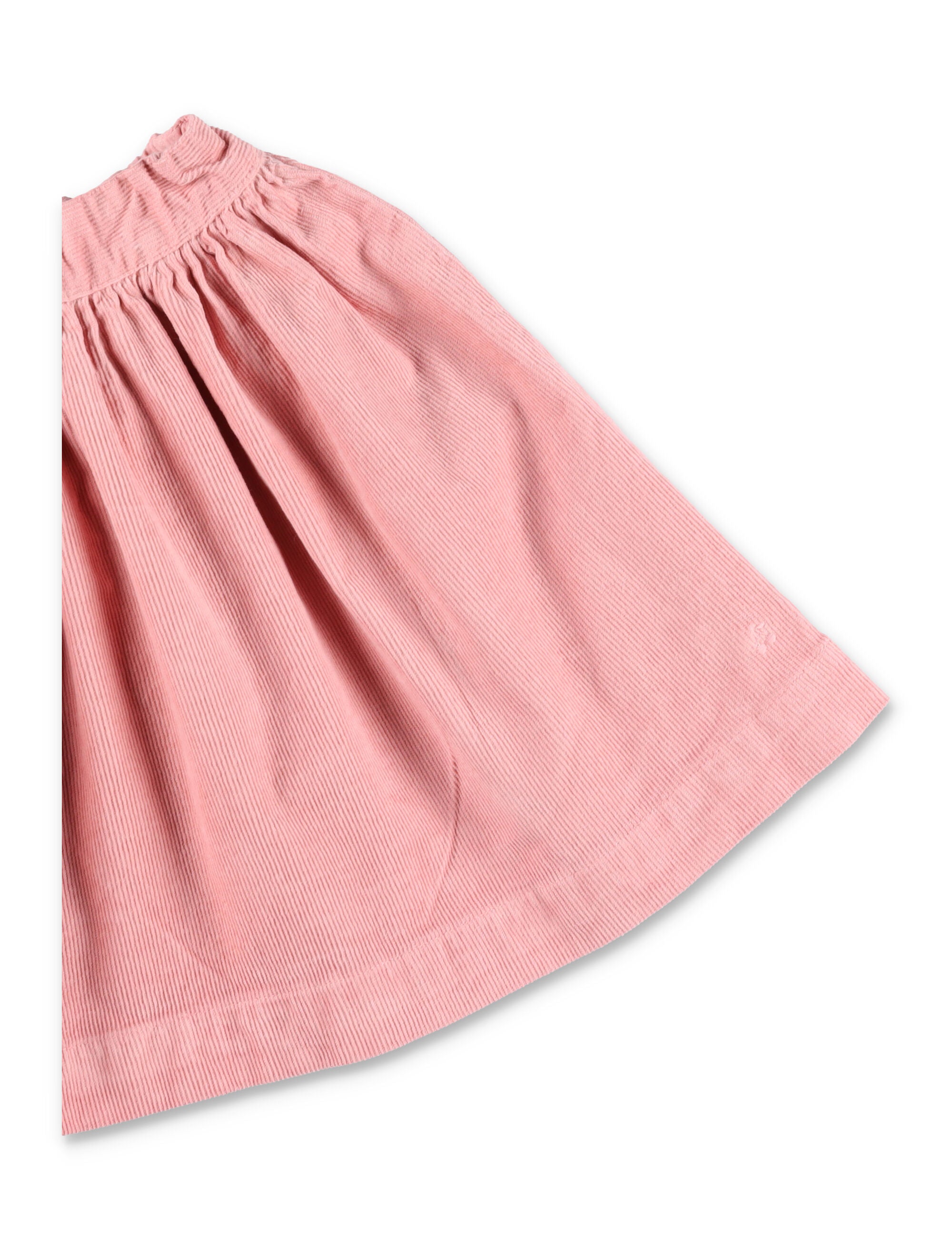 Kid - Suzon Corduroy Skirt Organic Cotton Rose