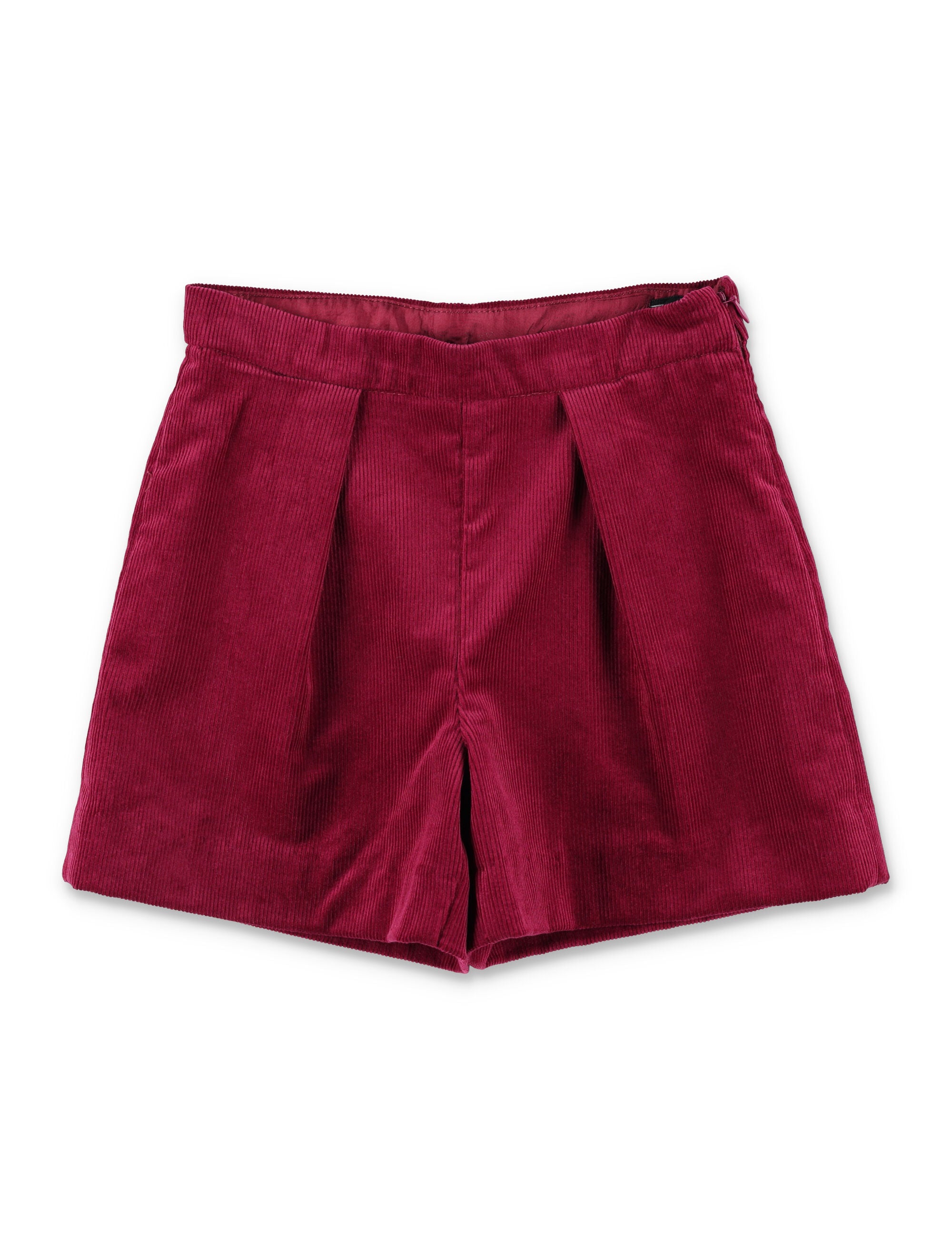 Bonpoint Josefina girls corduroy shorts Burgundy Cotton