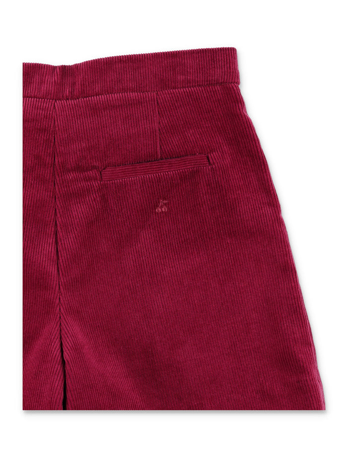 Bonpoint Josefina girls corduroy shorts Burgundy Cotton