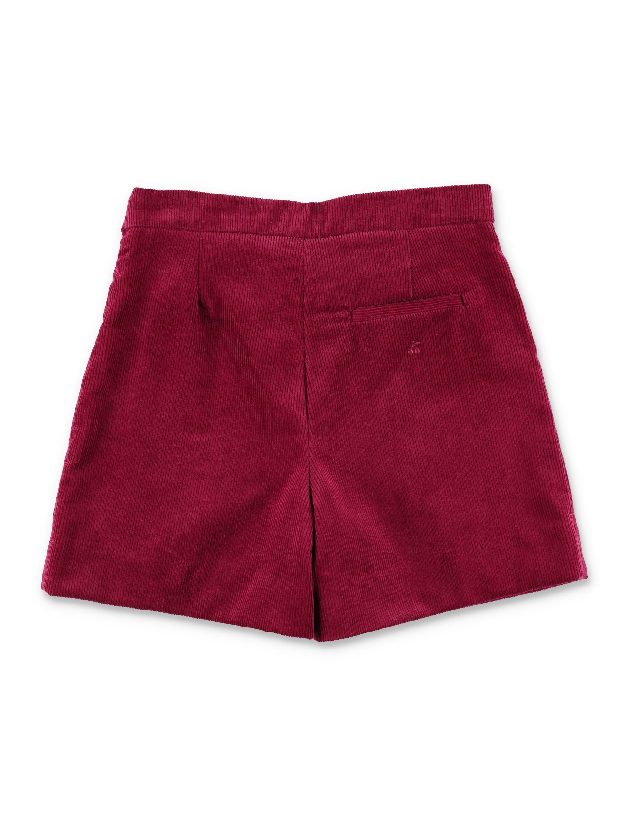Bonpoint Josefina girls corduroy shorts Burgundy Cotton
