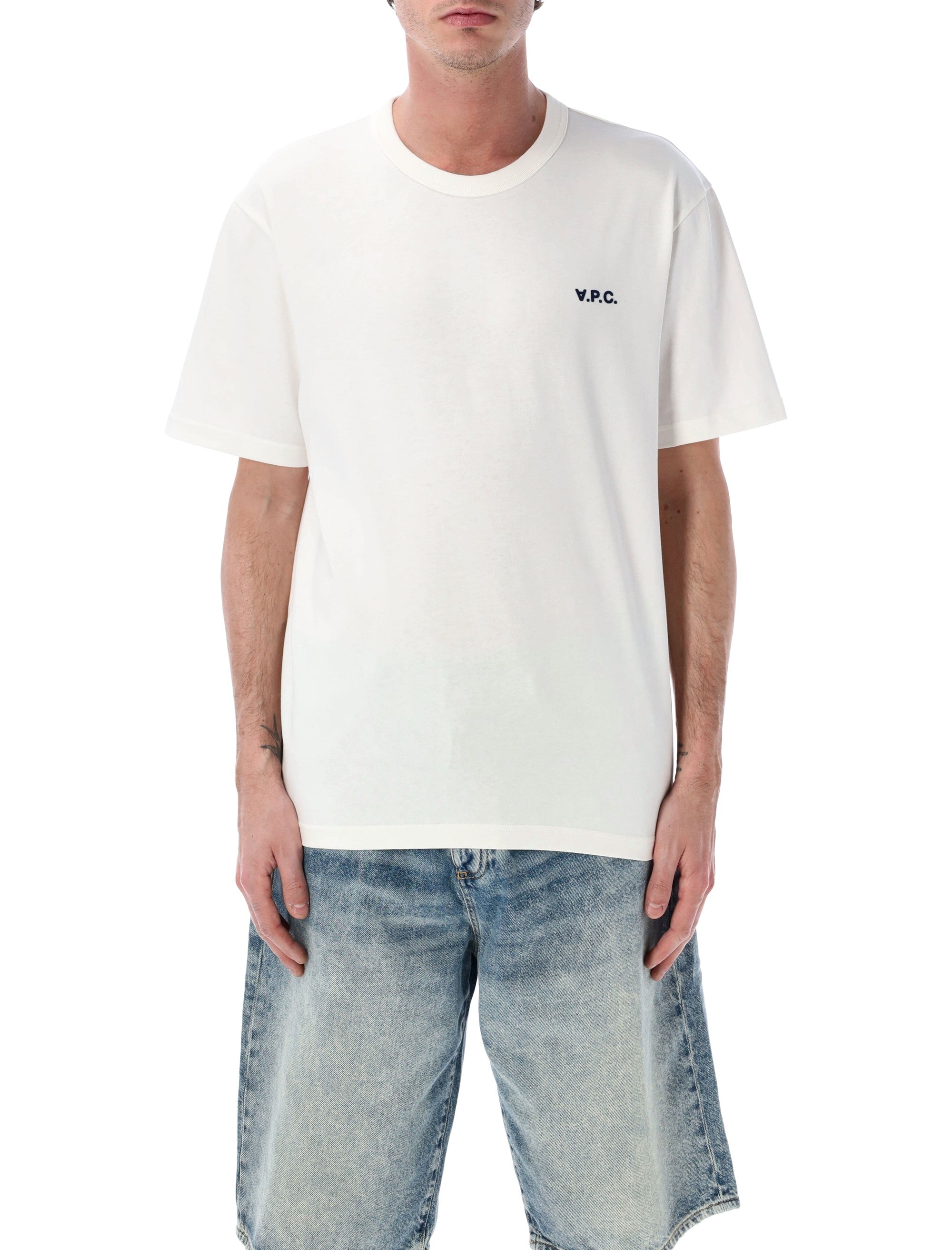 A.P.C. organic cotton boxy Petit VPC T-shirt White