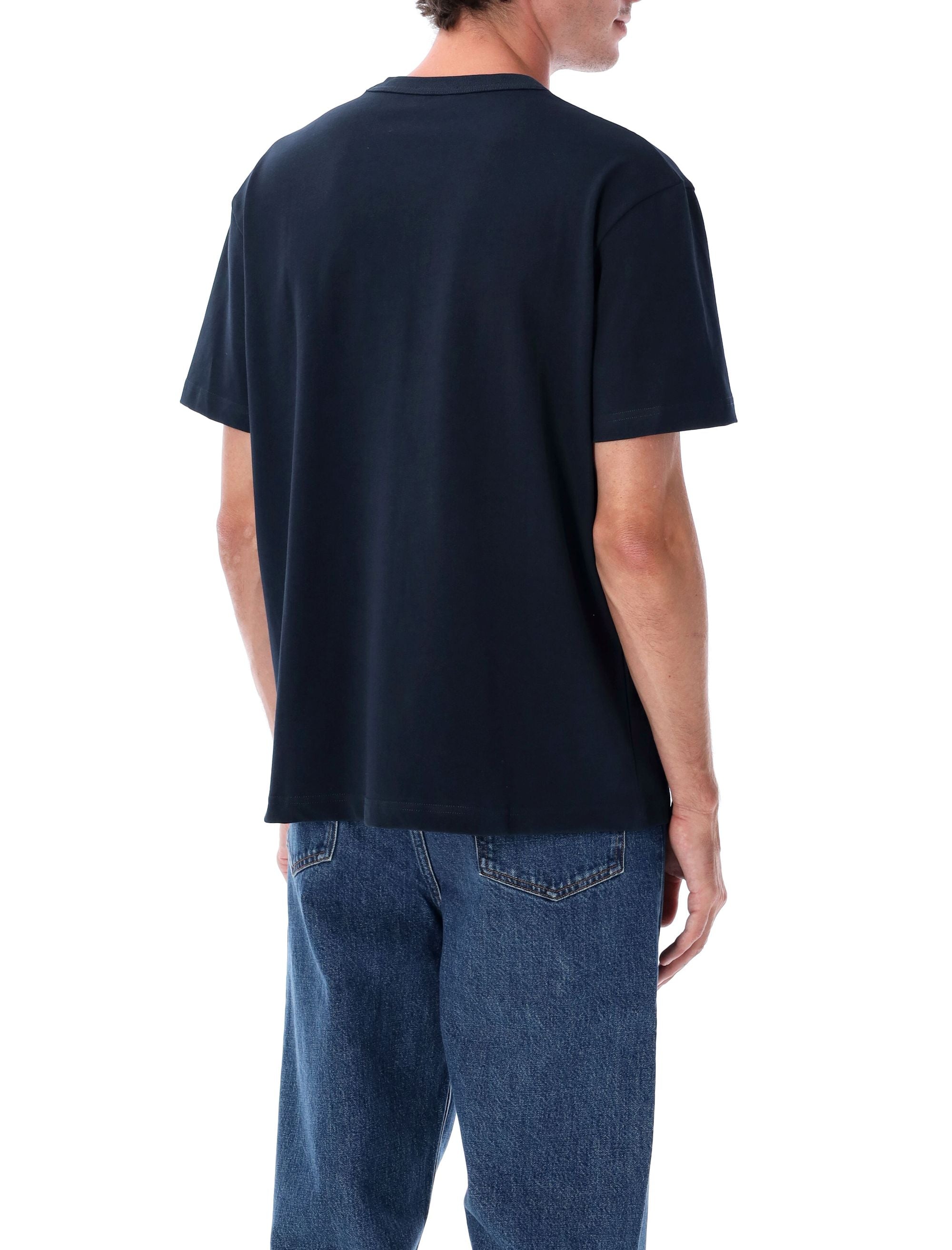 A.P.C. organic cotton boxy Petit VPC T-shirt Dark Navy