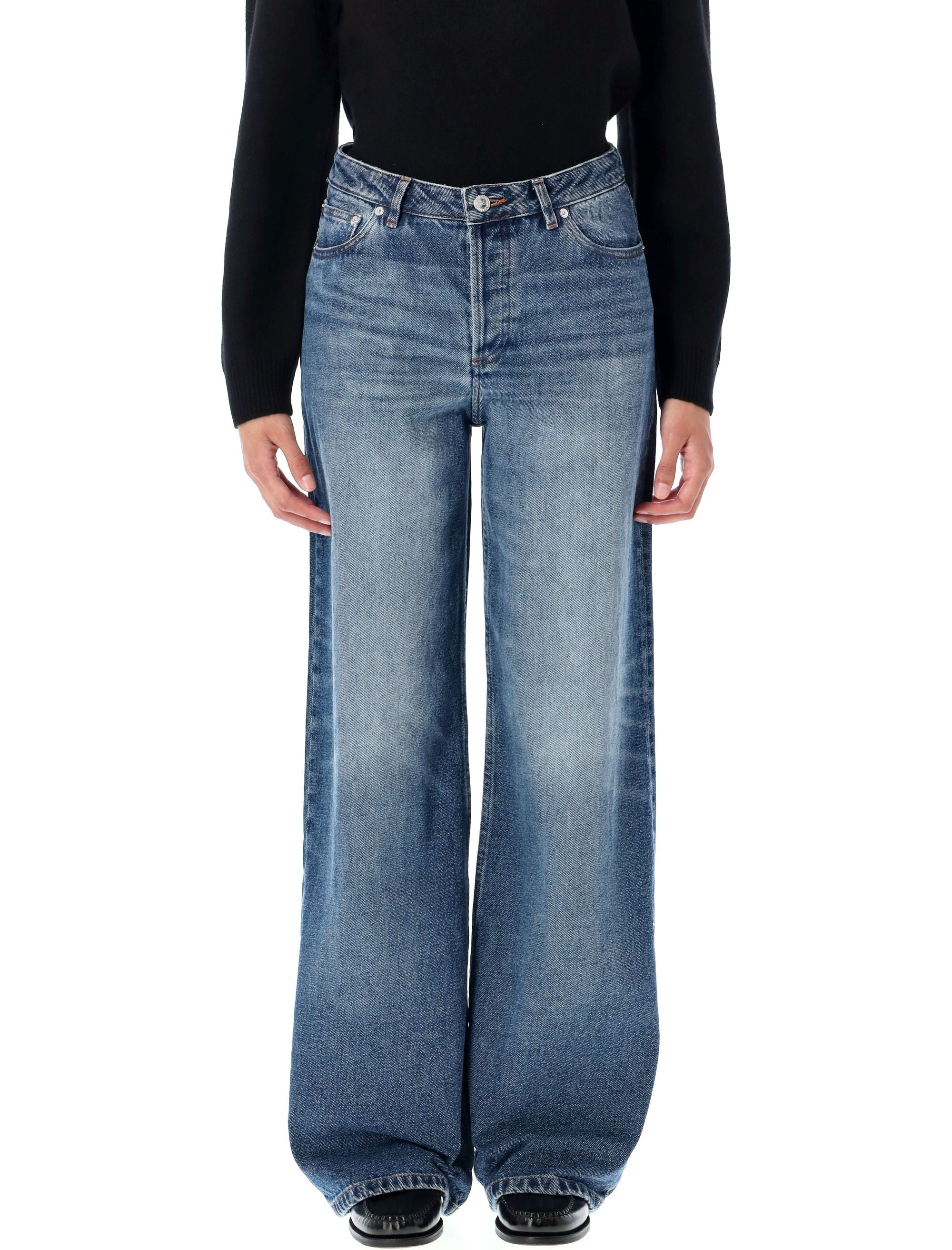 Elisabeth jeans Washed Indigo Cotton