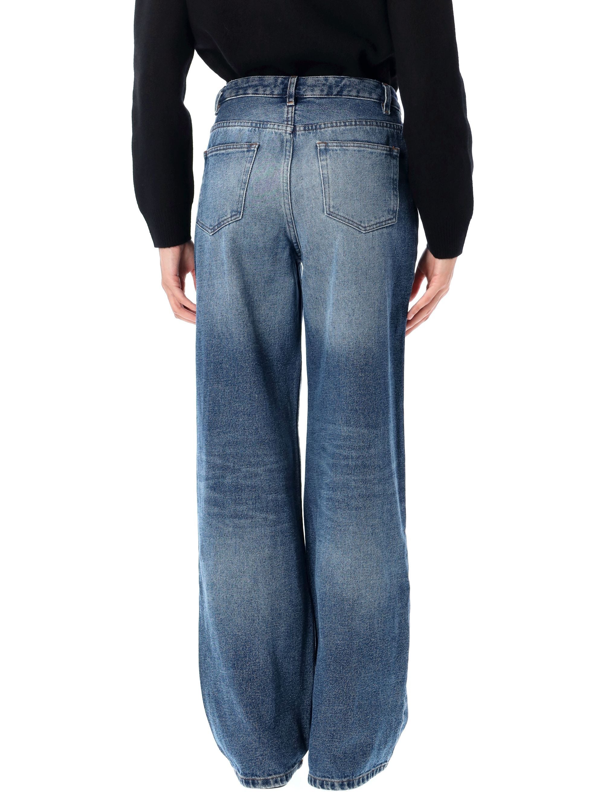 Elisabeth jeans Washed Indigo Cotton