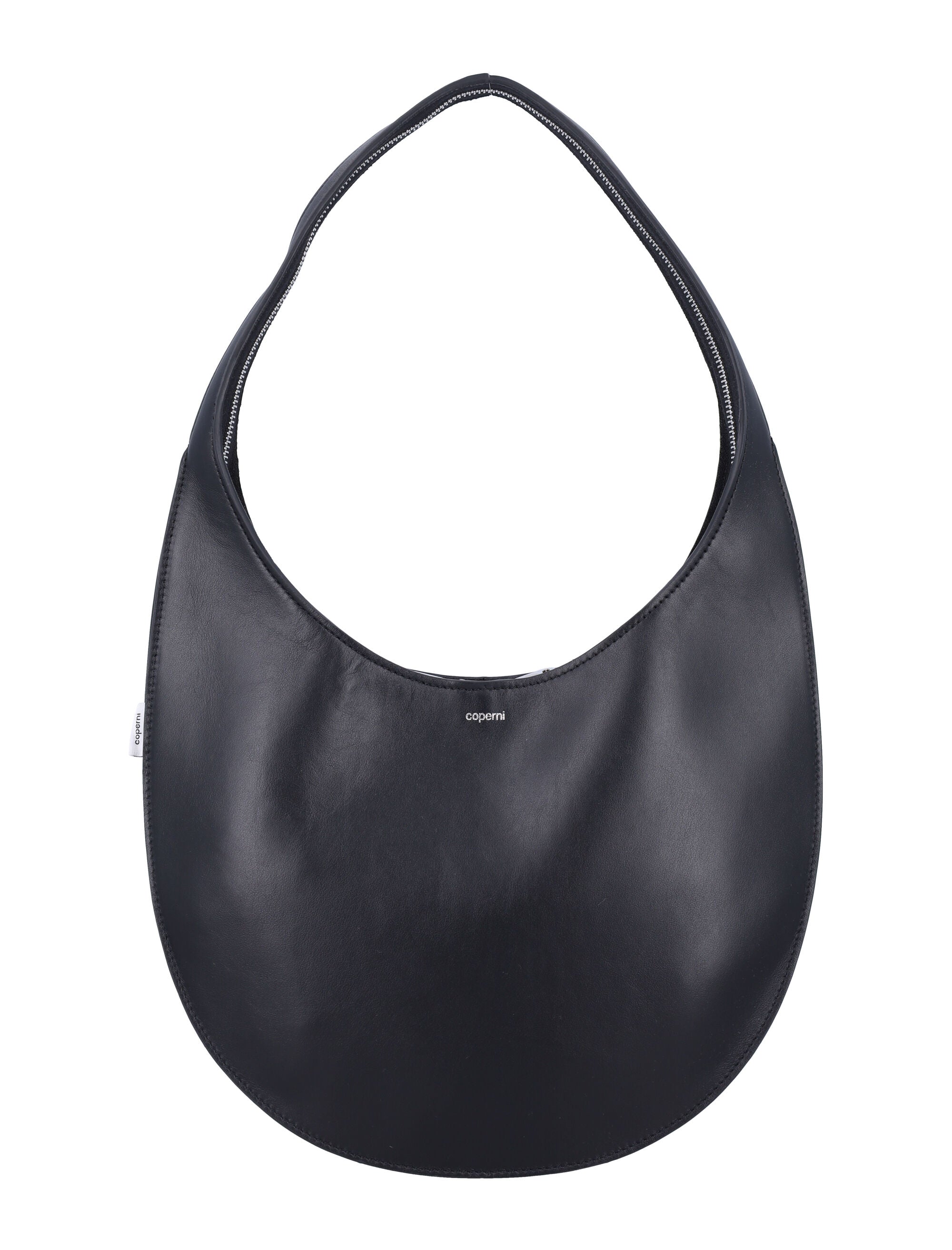 Medium Soft Leather Swipe Bag Black Shoulder