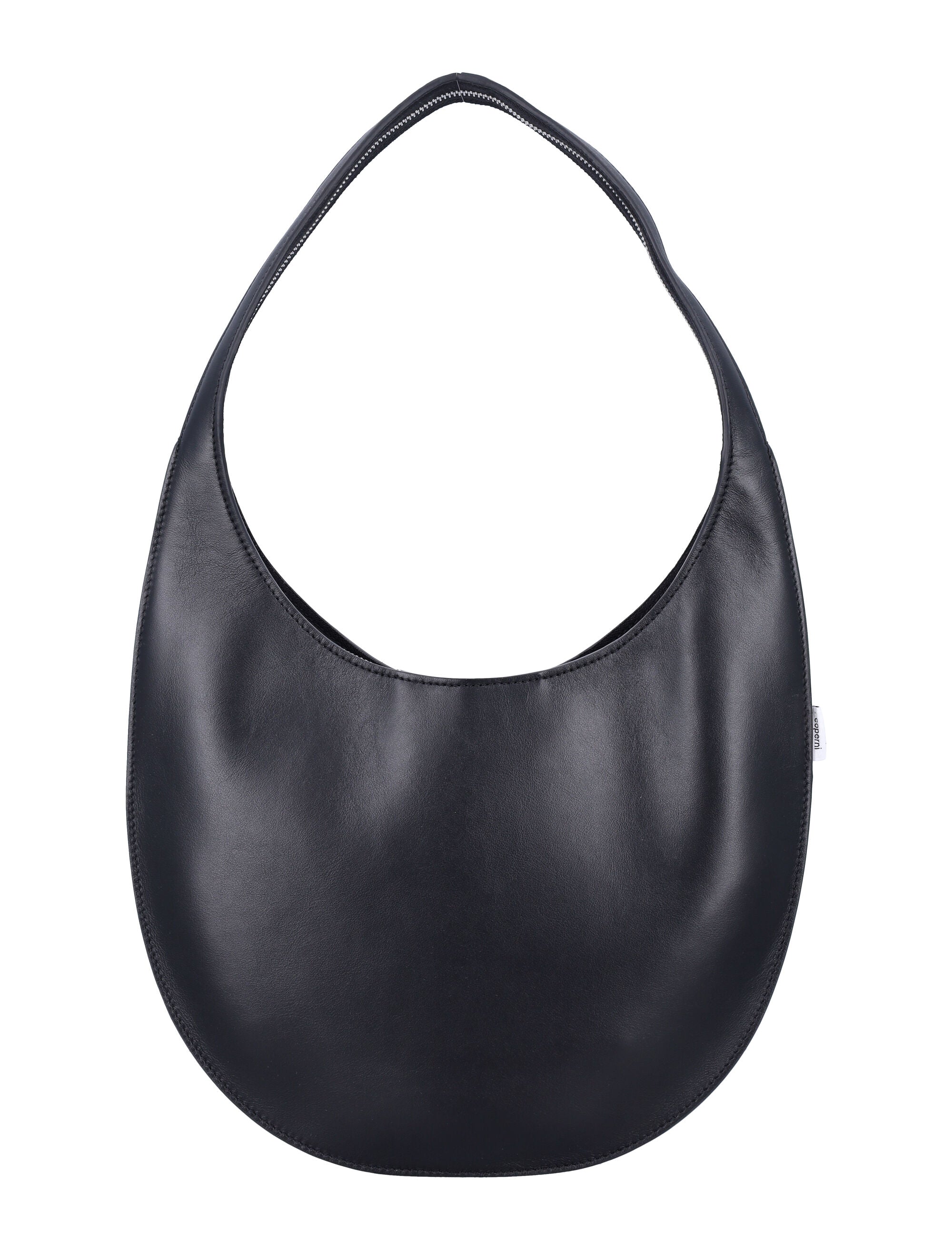 Medium Soft Leather Swipe Bag Black Shoulder
