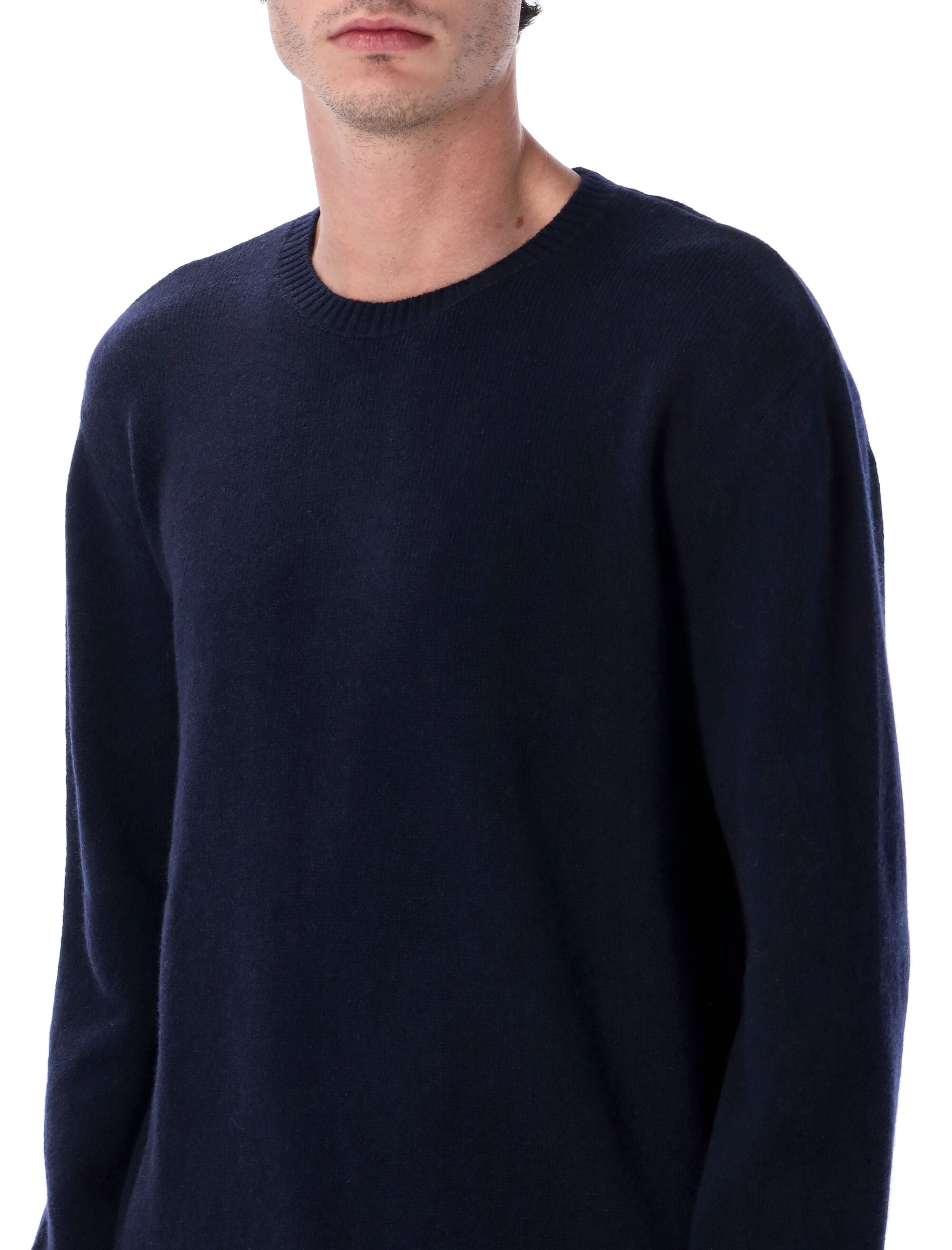 Colorful Standard recycled merino wool classic crewneck Navy Blue Sweater