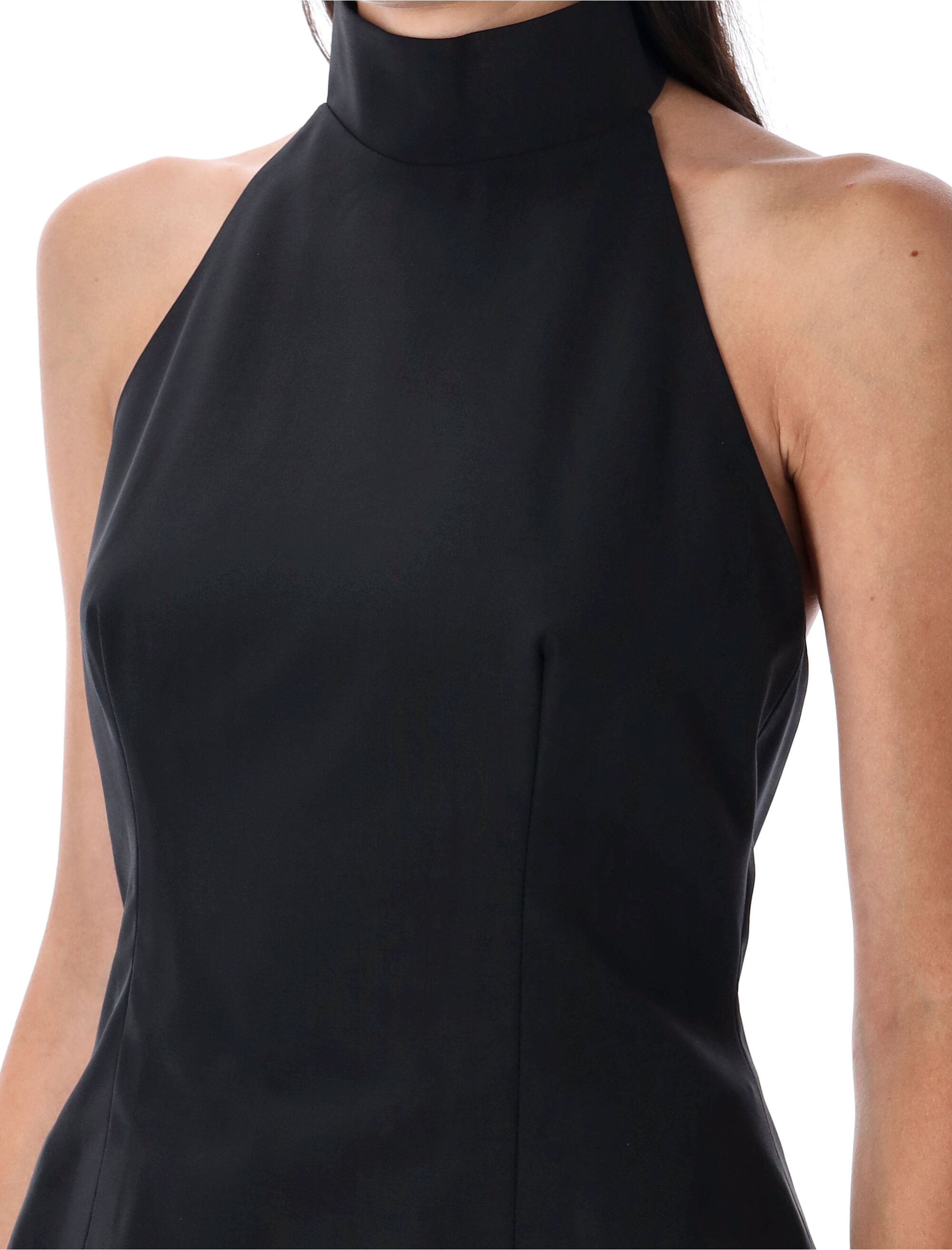 Halter neck top Black Polyester