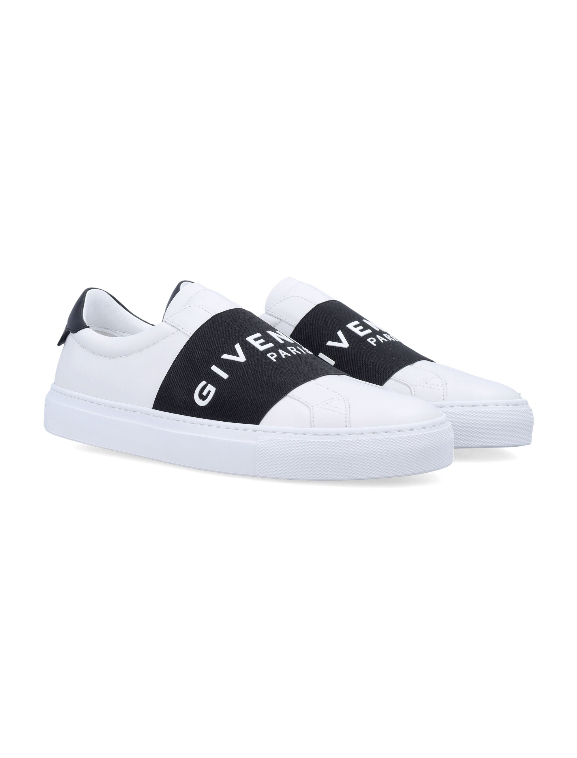 Urban Street low top sneakers White Black Calf Leather Sole