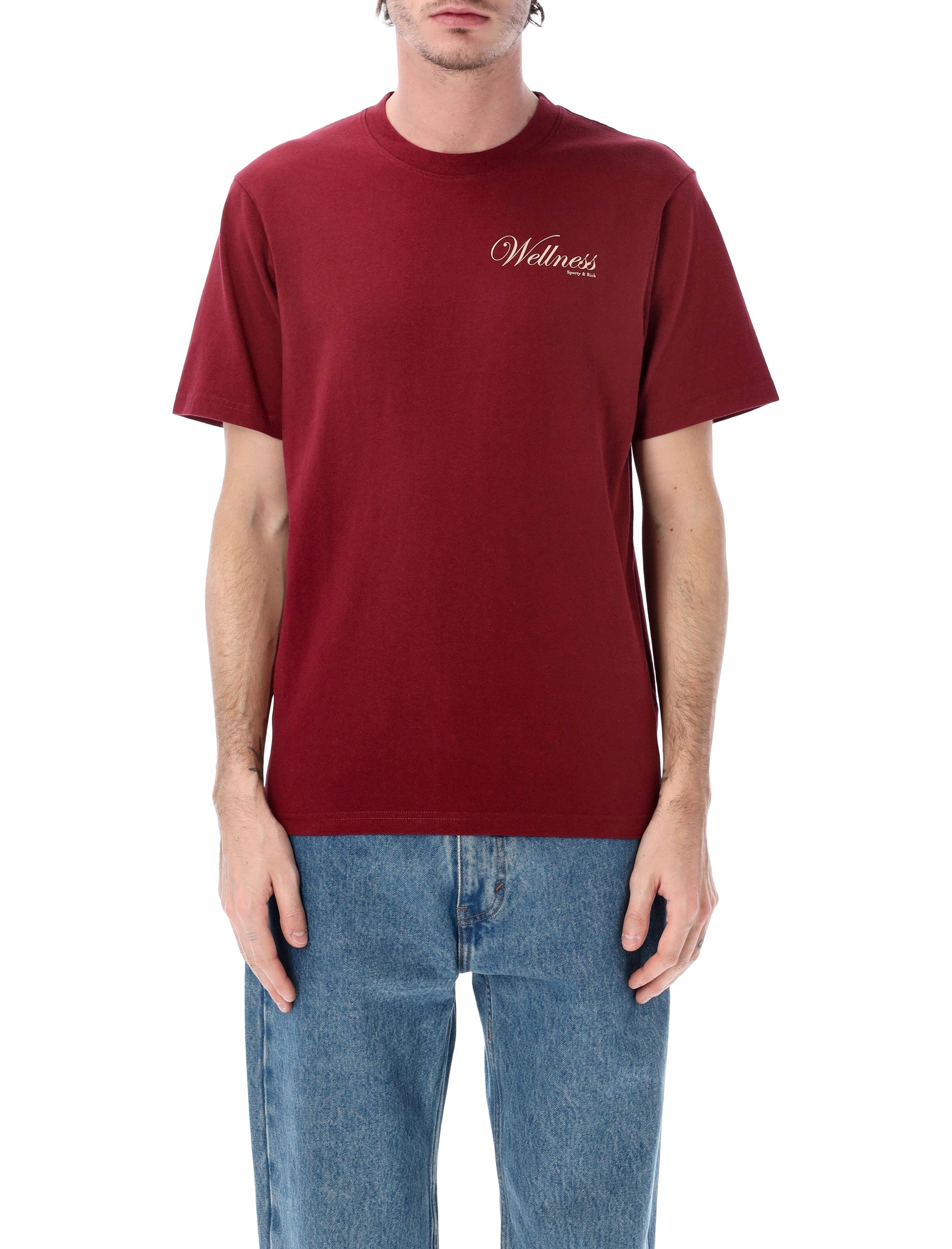 Sporty & Rich Soho T-shirt Merlot Cotton