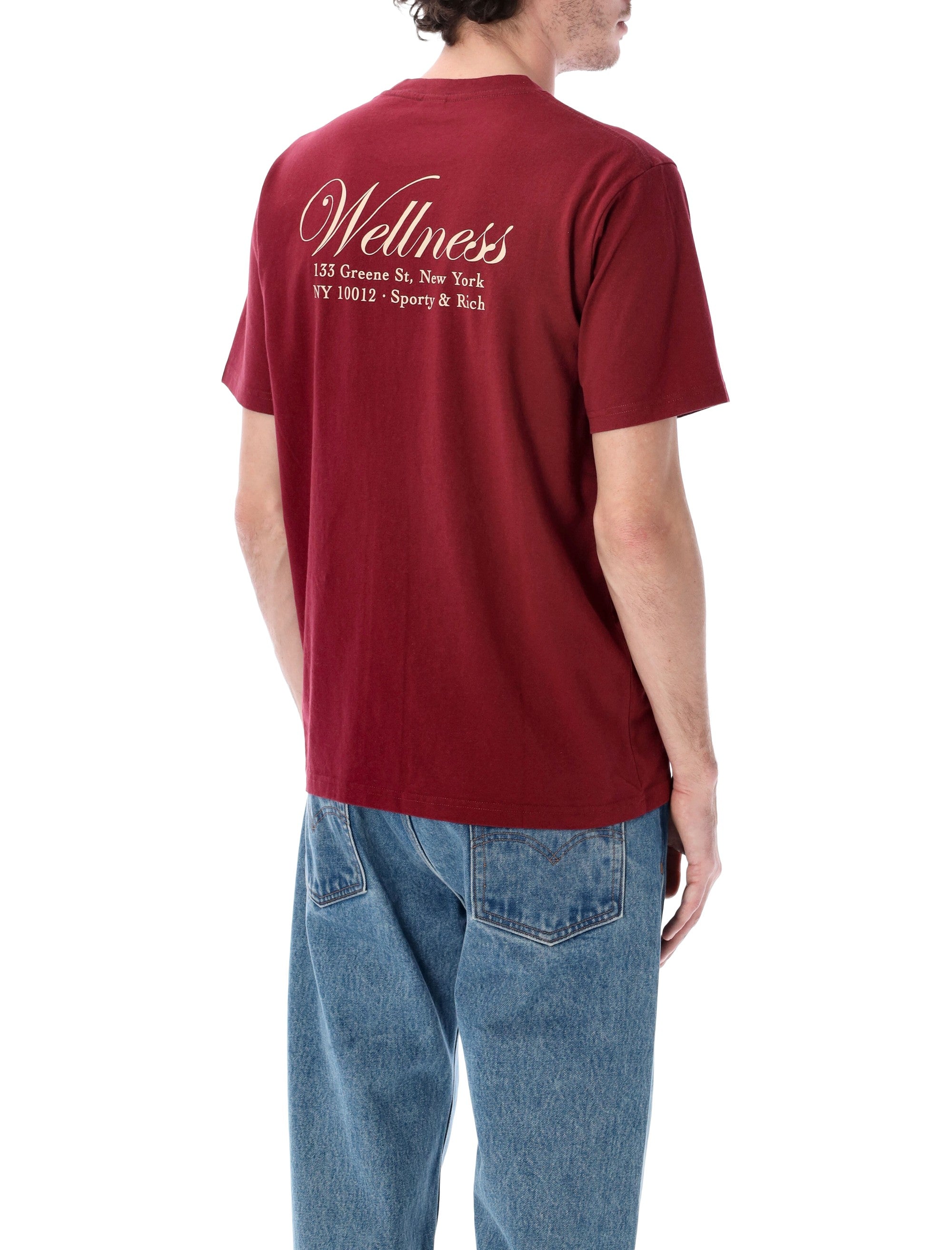 Sporty & Rich Soho T-shirt Merlot Cotton