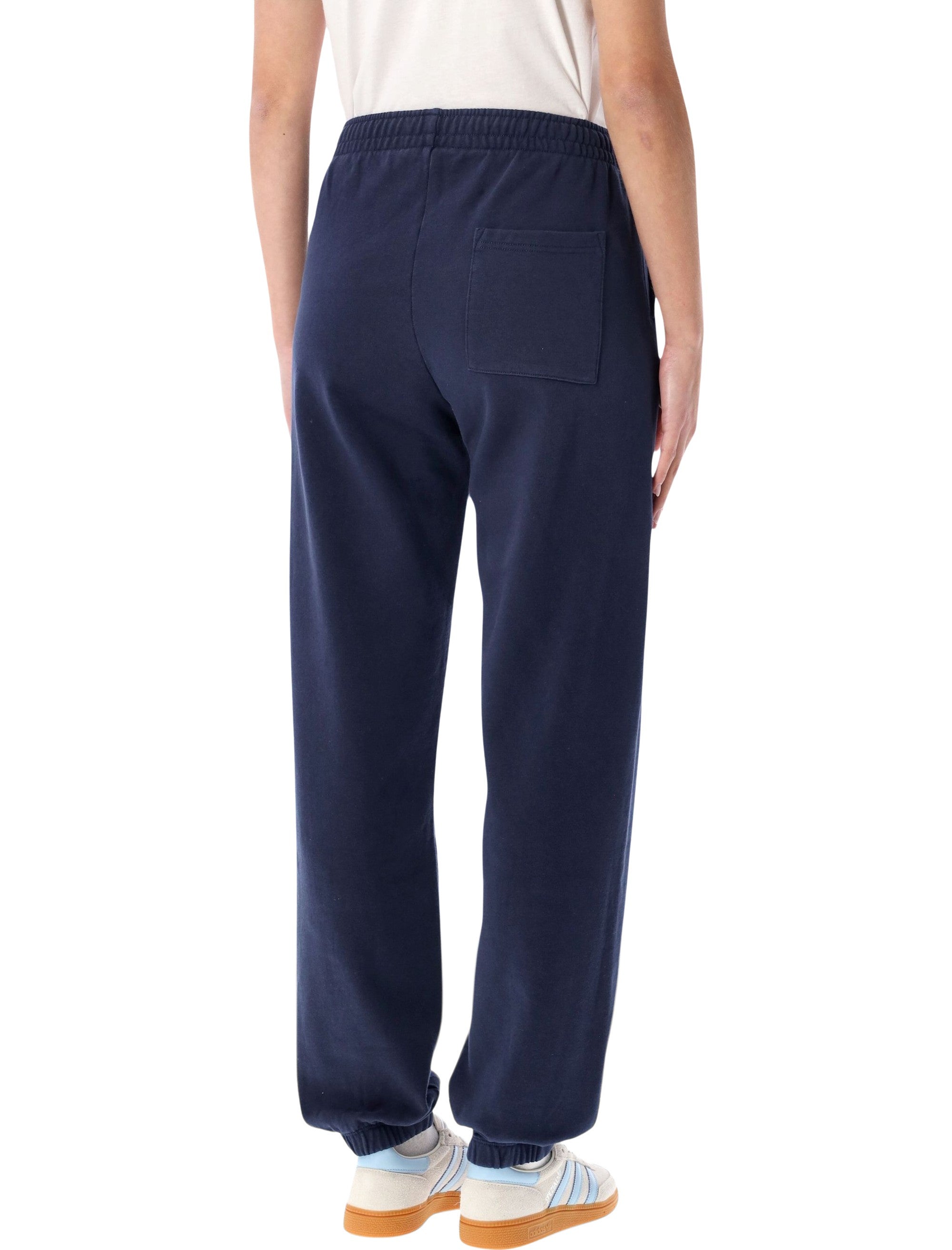 Sporty & Rich S&R Ivy sweatpants in navy blue Dark Cotton
