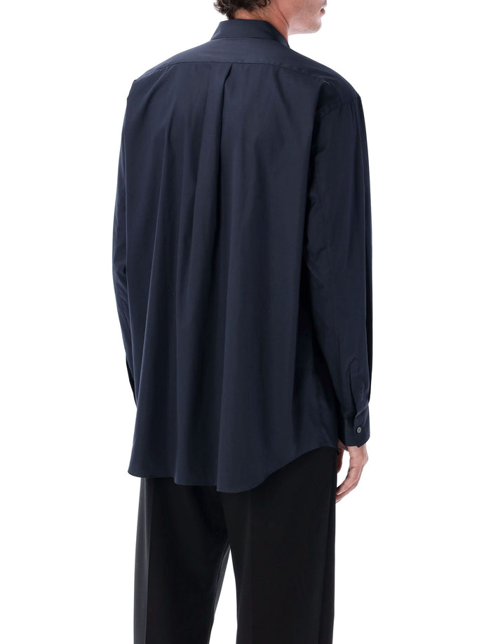 Dark blue cotton shirt Navy
