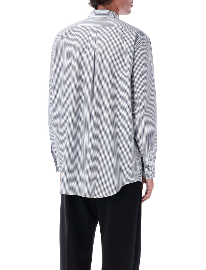 Striped cotton shirt White Blue