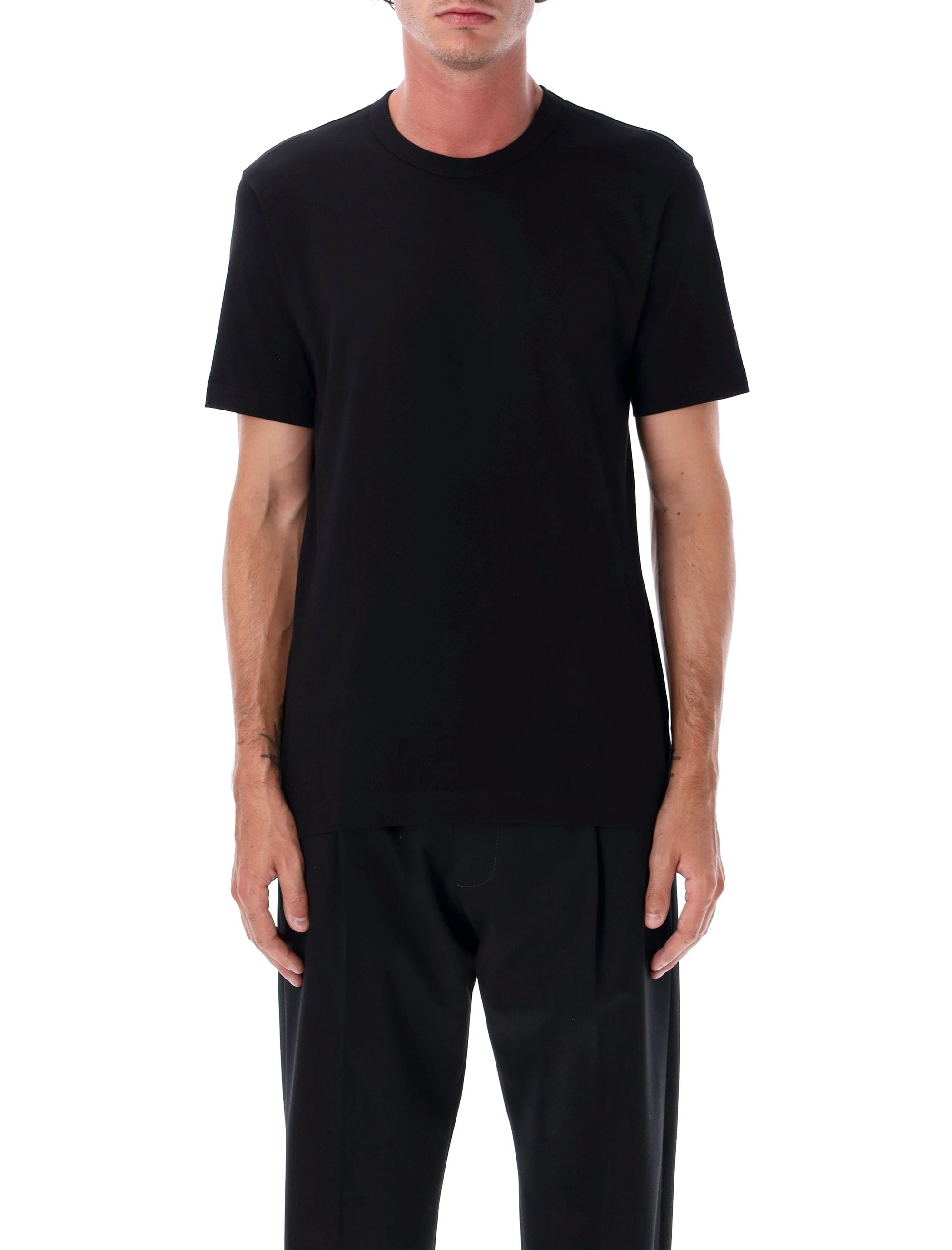 Forever short sleeves cotton t-shirt Black