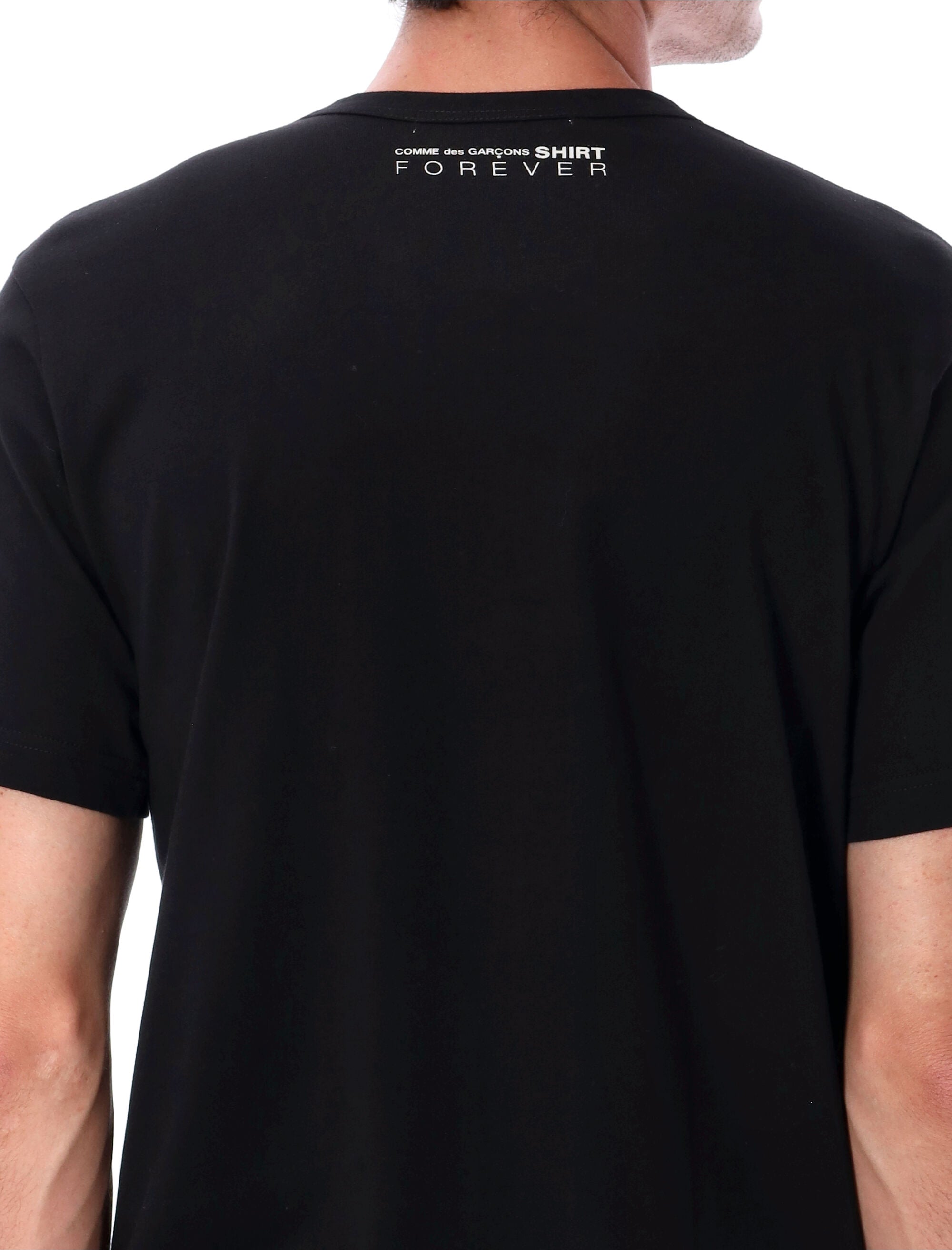 Forever short sleeves cotton t-shirt Black