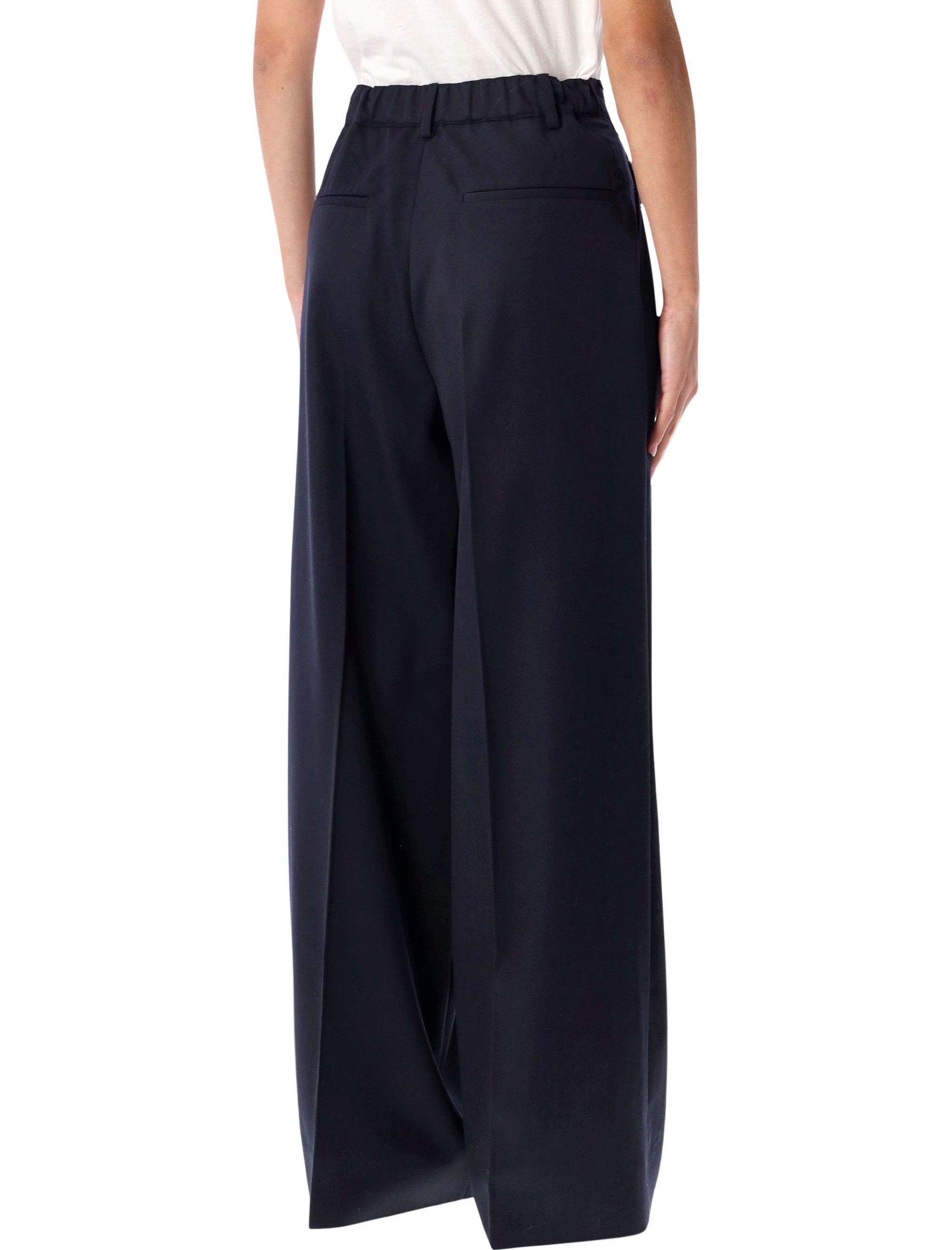 Soeur Frejus navy blue wool trousers Nuit Virgin Pant